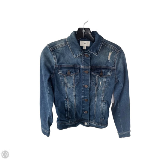 Jacket Denim By Bp In Blue Denim, Size: Xxs