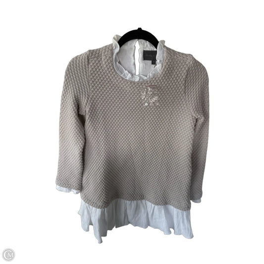 Dress Sweater By Sunday In Brooklyn In Tan & White, Size: Xs