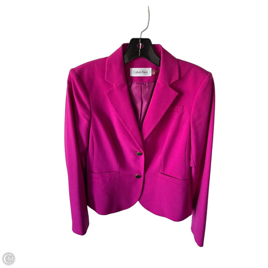 Blazer By Calvin Klein In Pink, Size: Xs