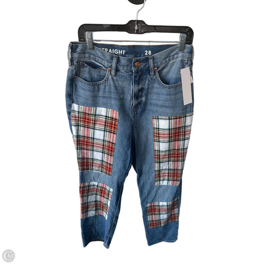 Jeans Straight By J. Crew In Blue Denim, Size: 6