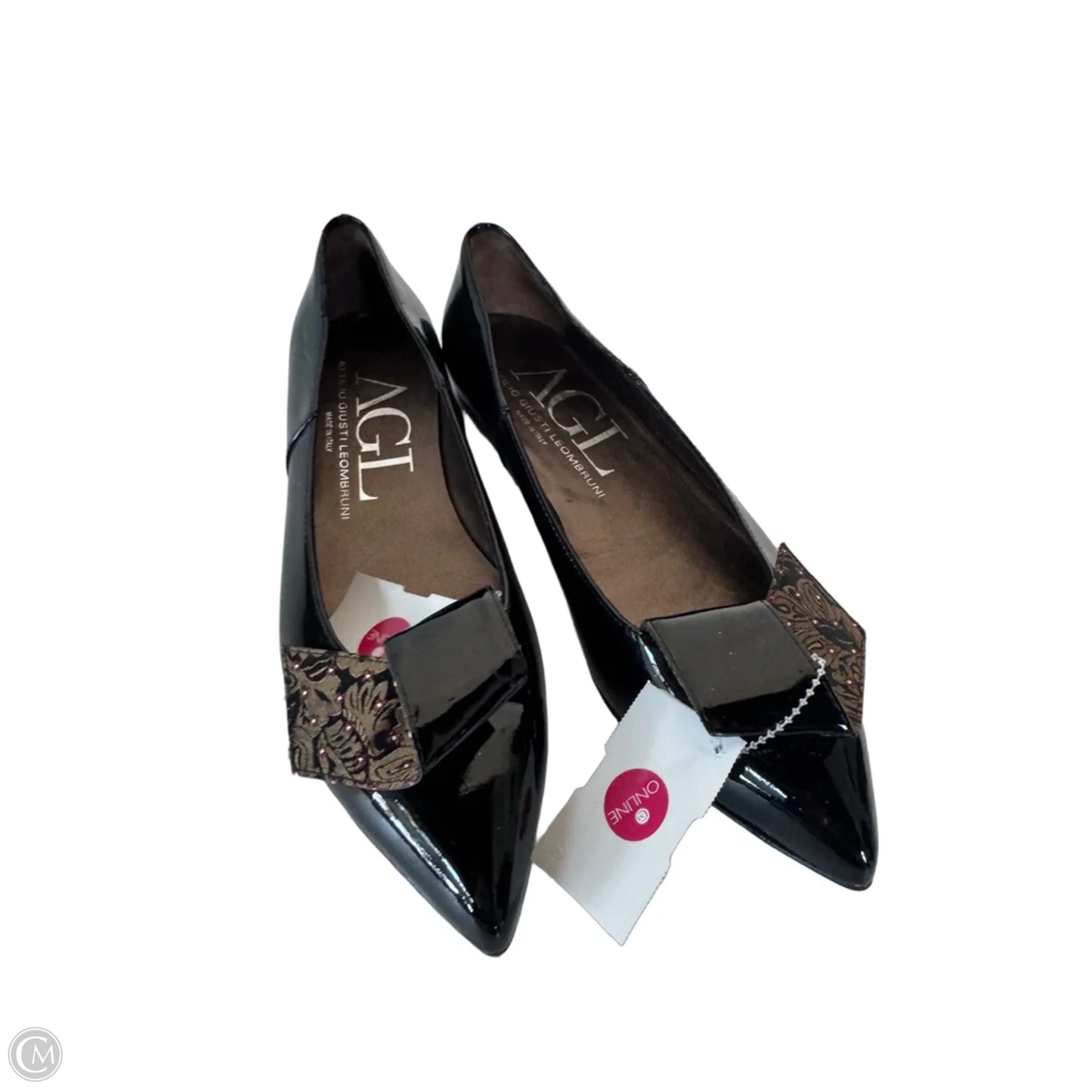 Shoes Flats By Agl In Black, Size: 6