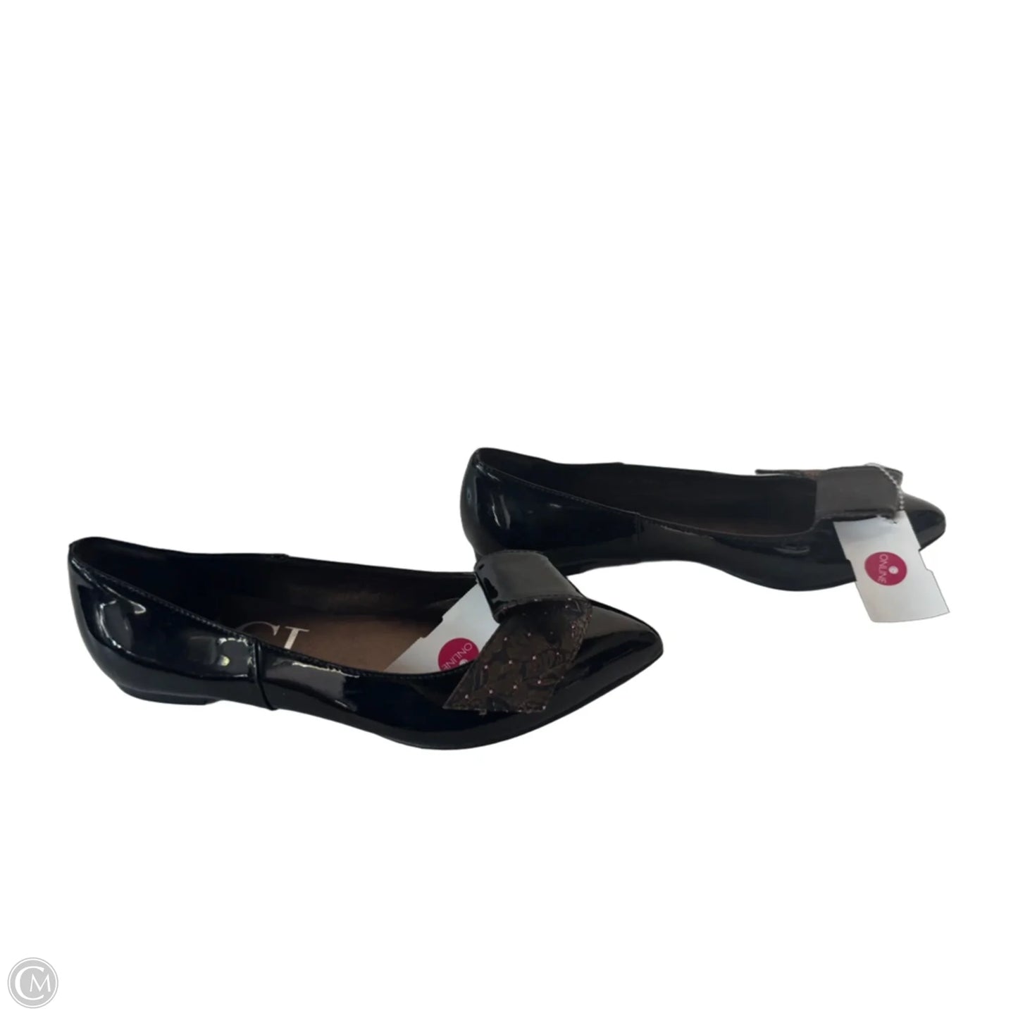 Shoes Flats By Agl In Black, Size: 6