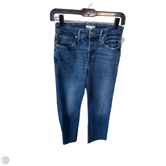 Jeans Straight By Good American In Blue Denim, Size: 6