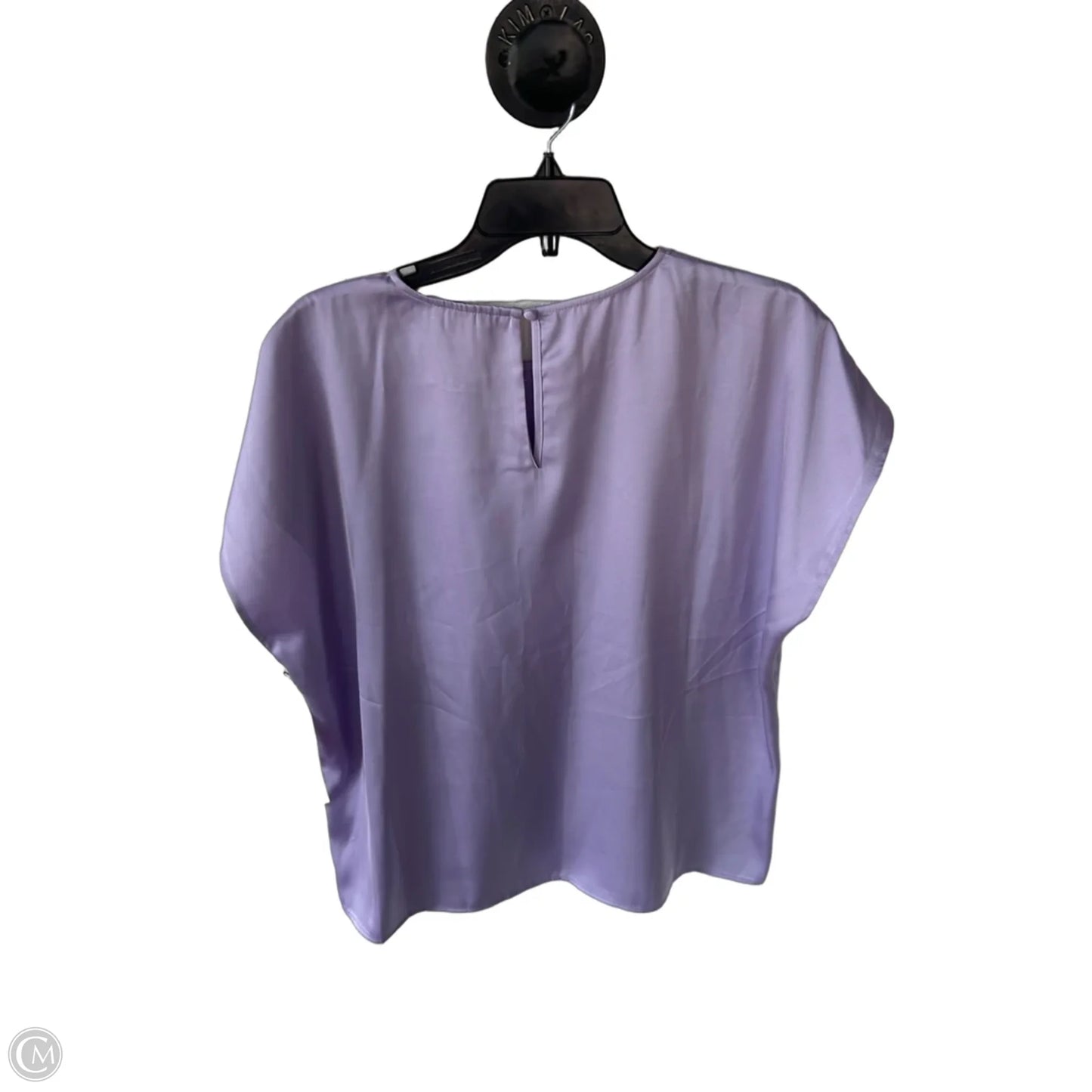 Top Short Sleeve By Halogen In Purple, Size: Xl