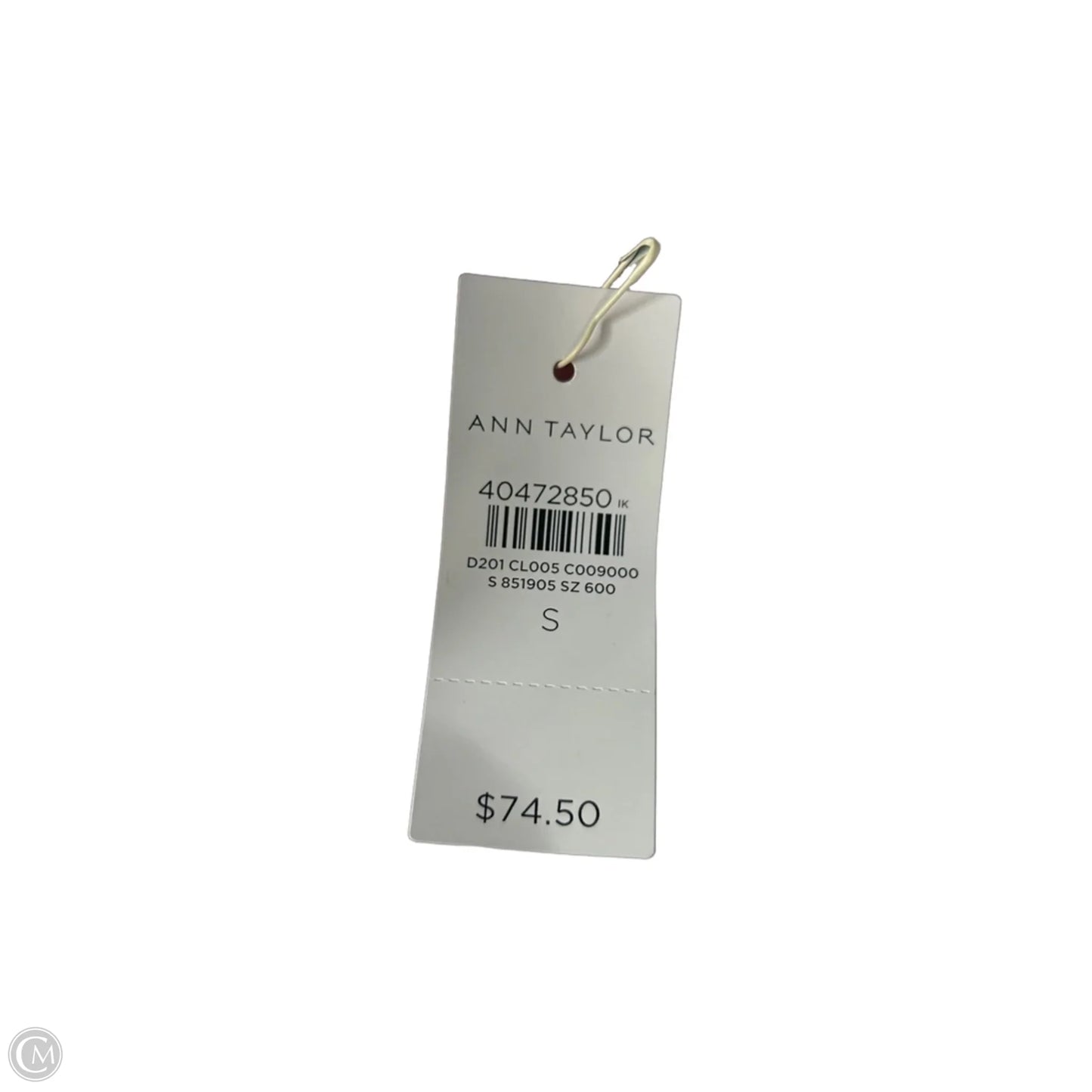 Top Sleeveless By Ann Taylor In White, Size: S