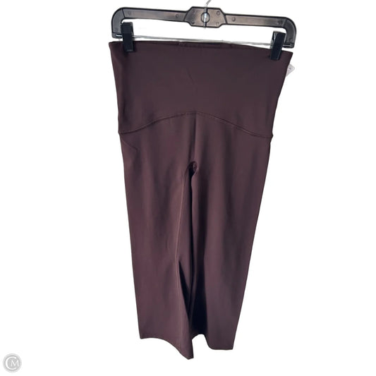 Athletic Pants By Spanx In Brown, Size: 12