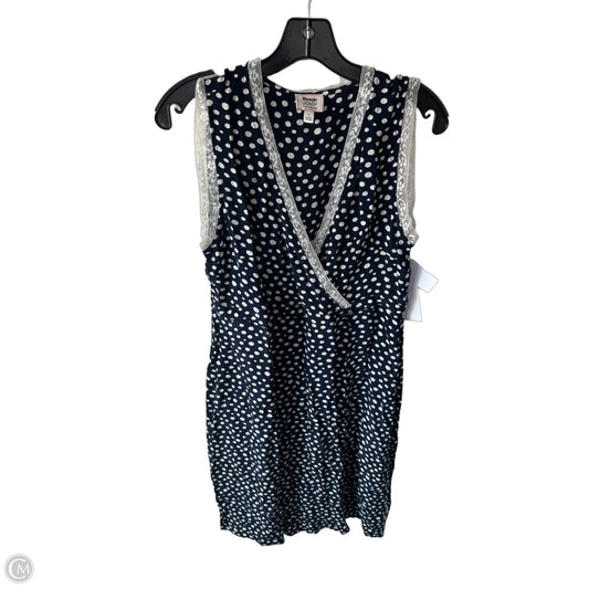 Dress Casual Midi By J. Crew In Blue & White, Size: L