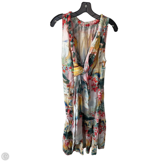 Dress Casual Maxi By H&m In Pink & Yellow, Size: S