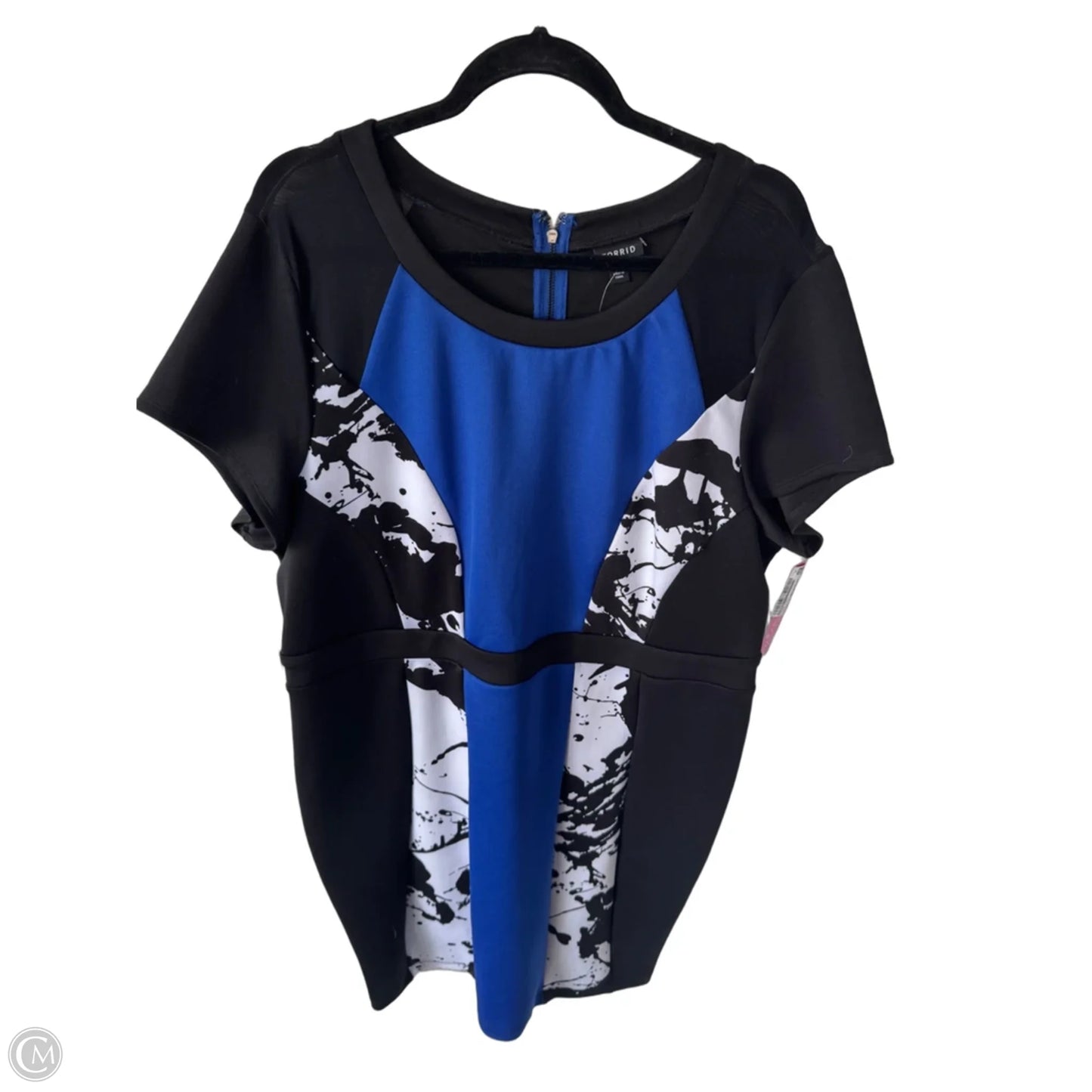 Dress Work By Torrid In Black & Blue, Size: 3x