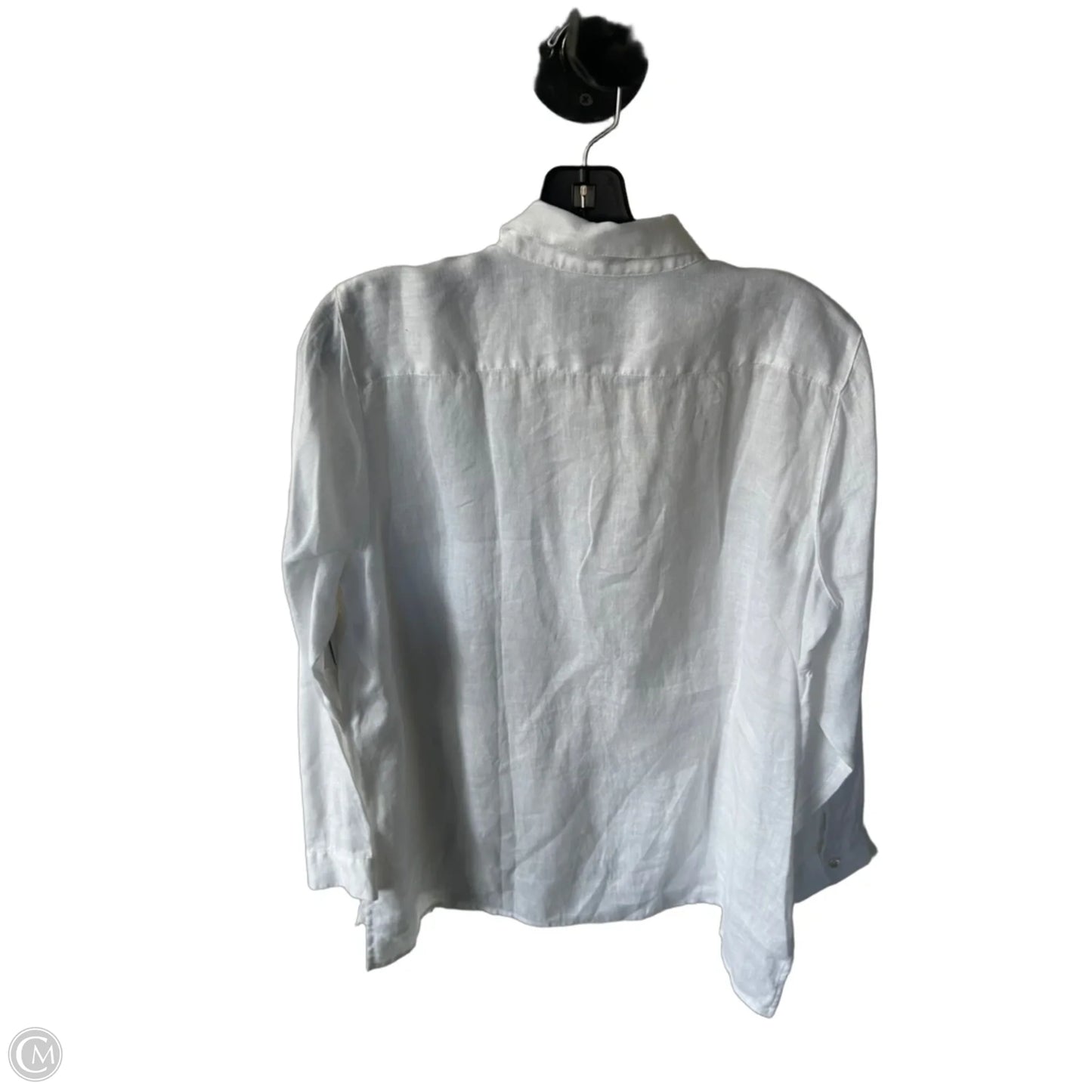 Top Long Sleeve By J. Jill In White, Size: Mp