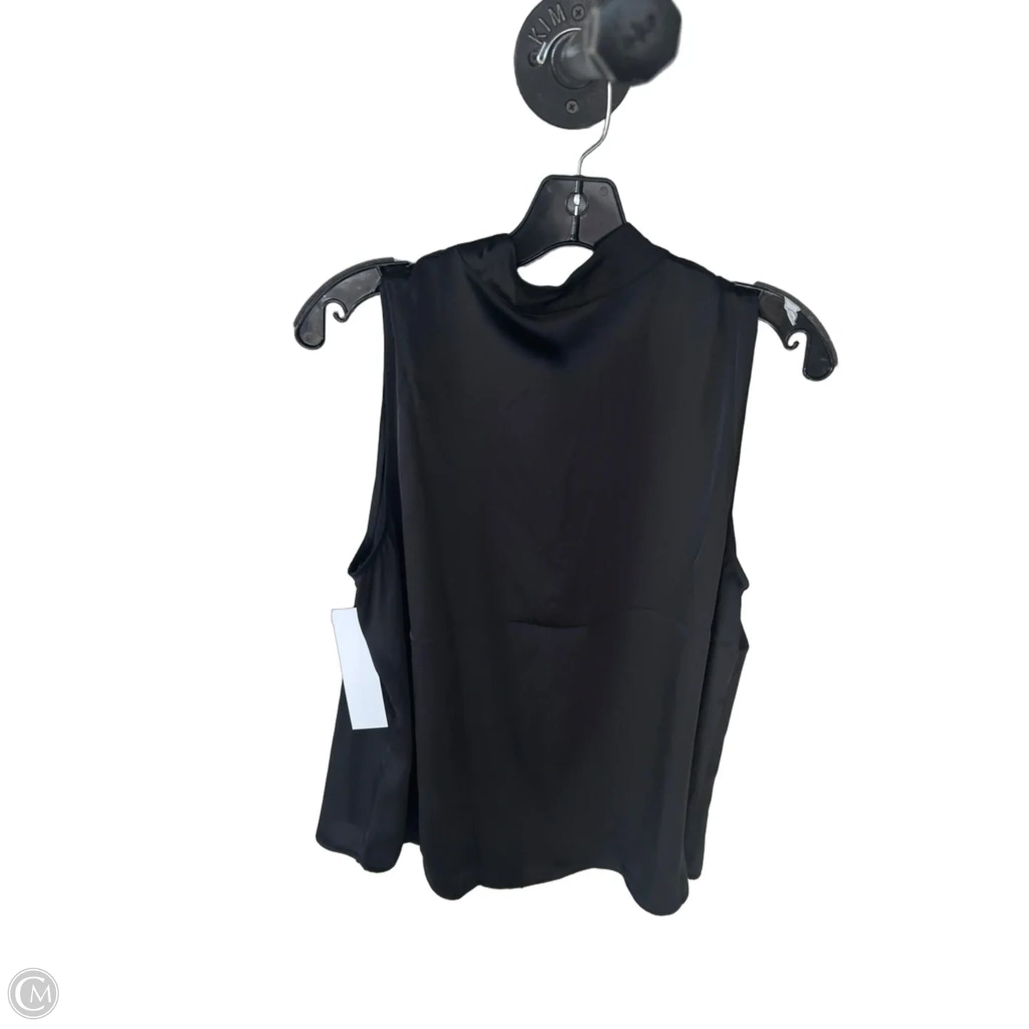 Top Sleeveless By Cabi In Black, Size: L