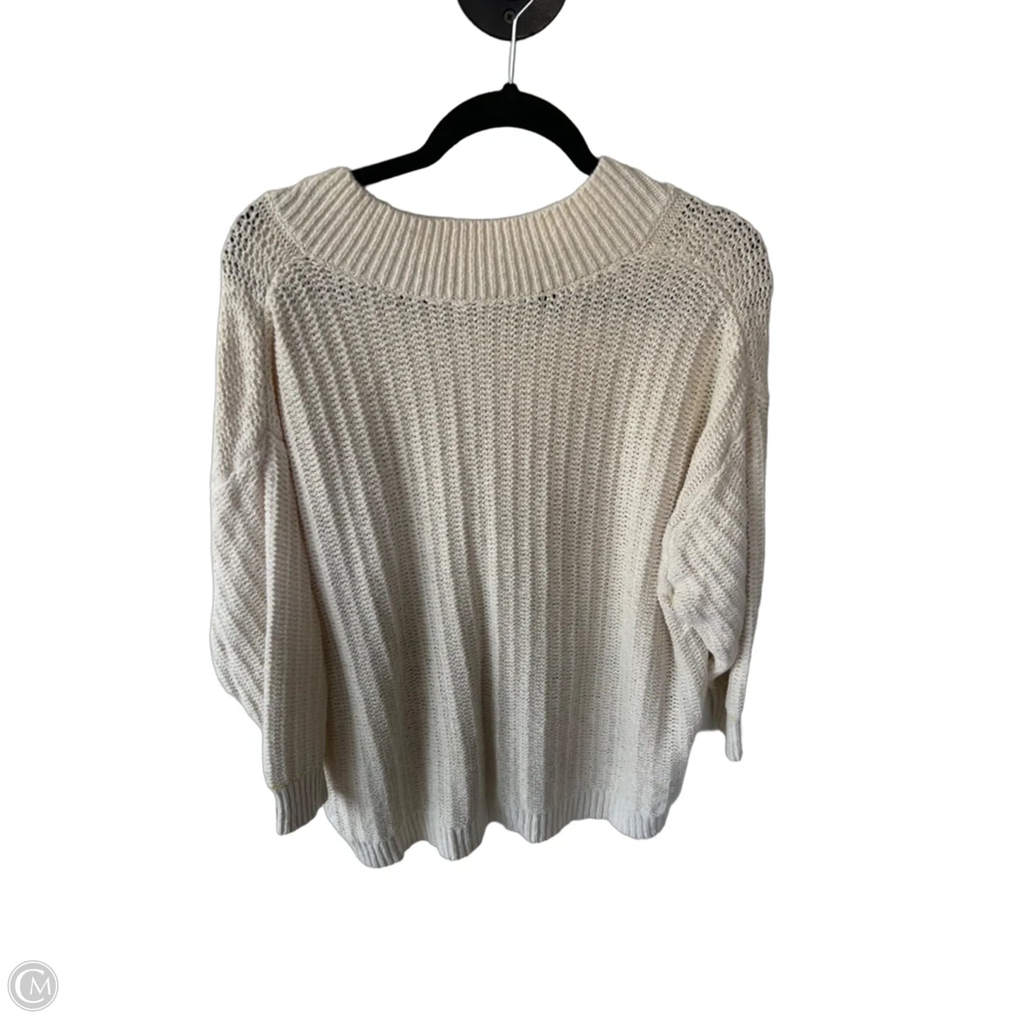 Sweater By Cabi In Cream, Size: Xl