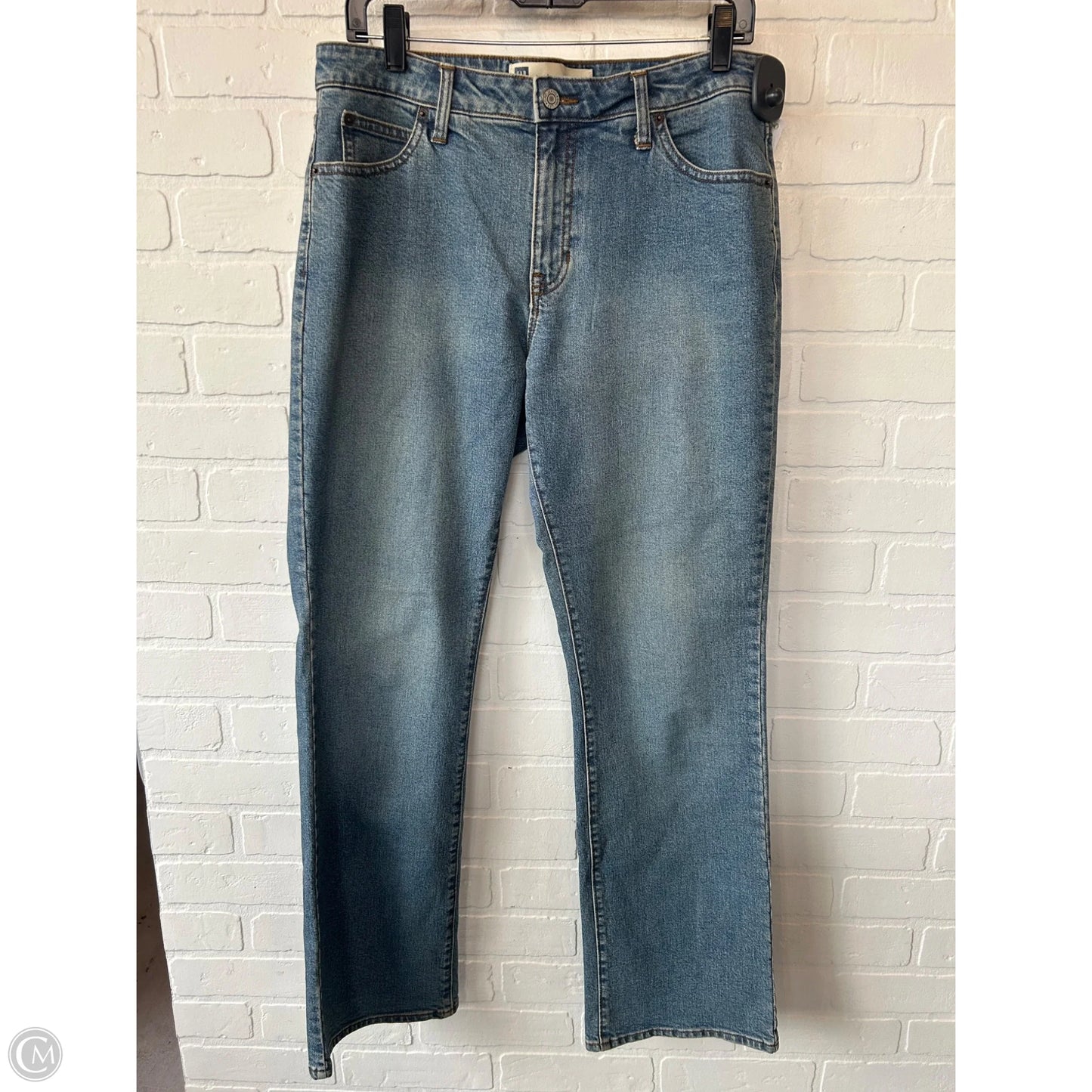 Jeans Boot Cut By Gap In Blue Denim, Size: 10