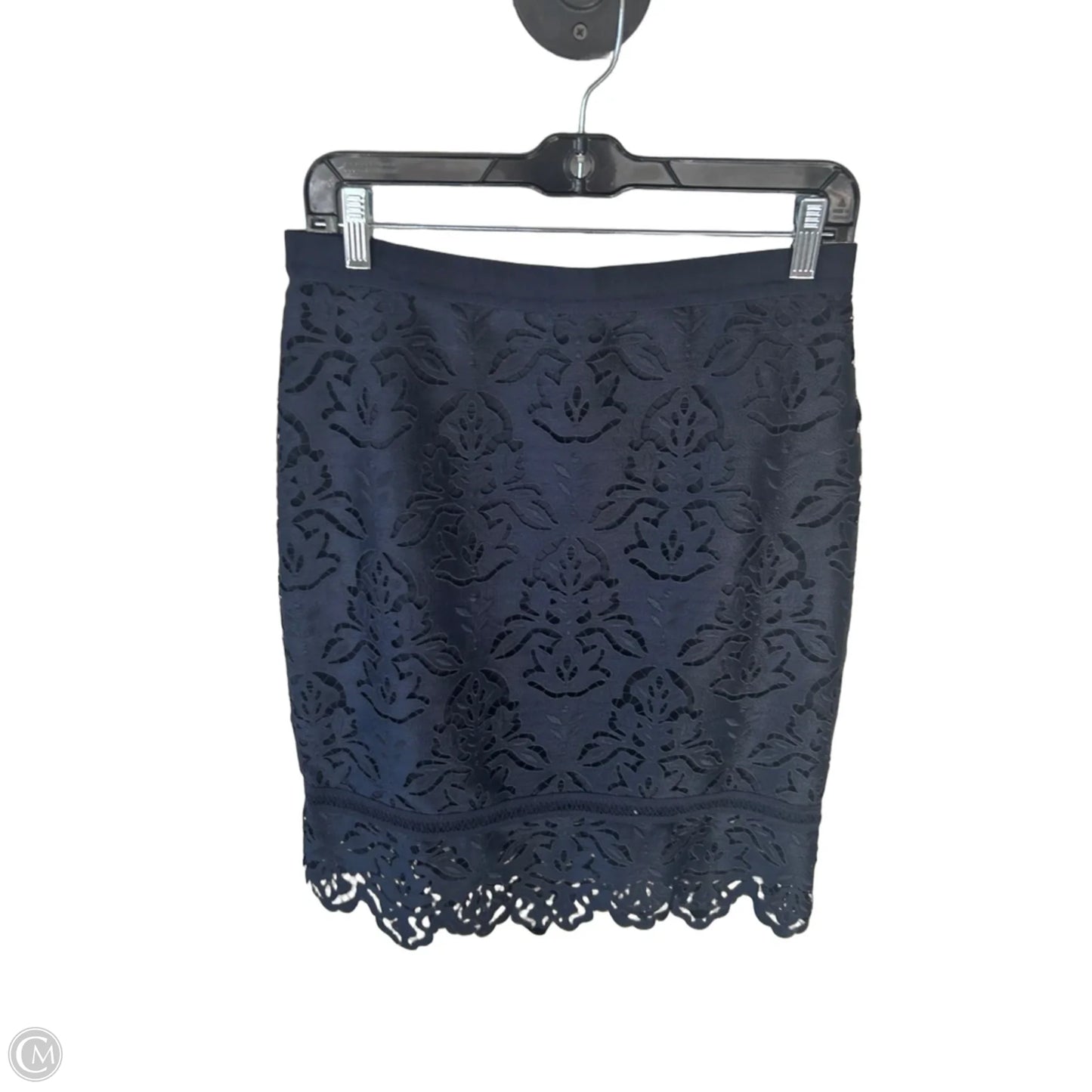 Skirt Set 2pc By Ann Taylor In Navy, Size: M