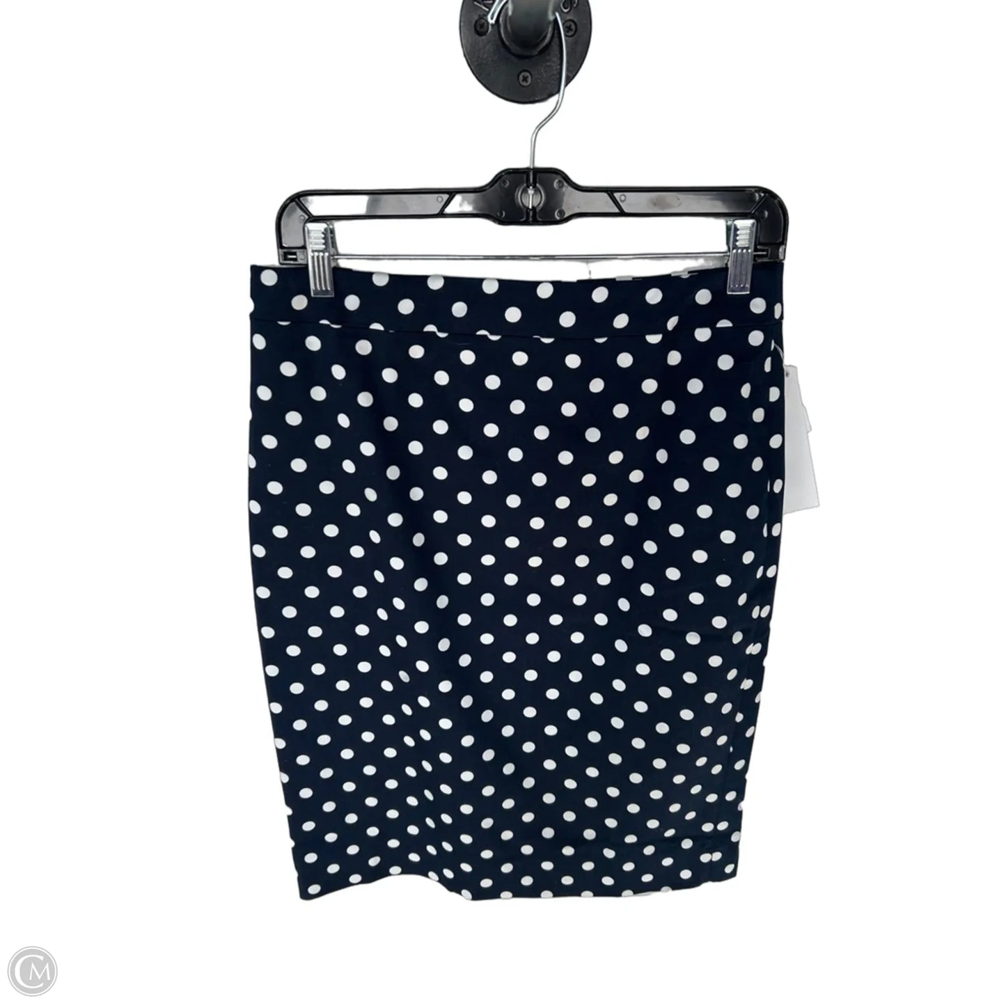 Skirt Midi By J. Crew In Blue & White, Size: 8p