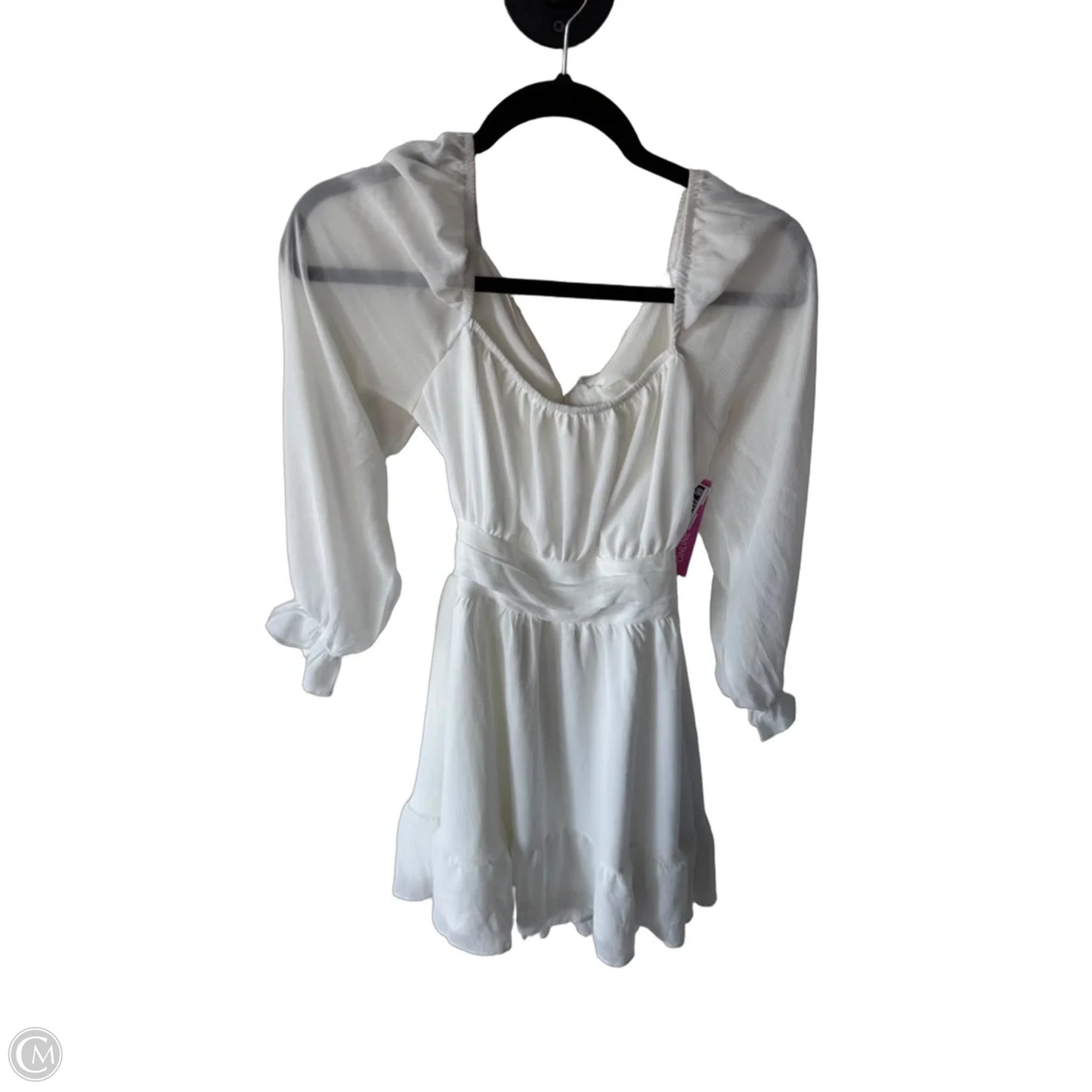 Dress Casual Short By Exlura In White, Size: S