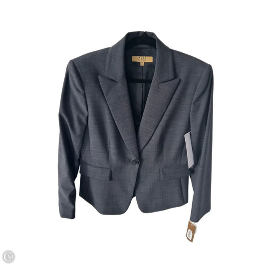 Blazer By Alex Marie In Grey, Size: 8p