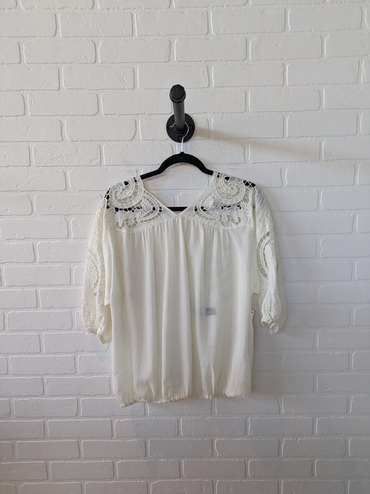 Blouse 3/4 Sleeve By Fabrik  Size: S