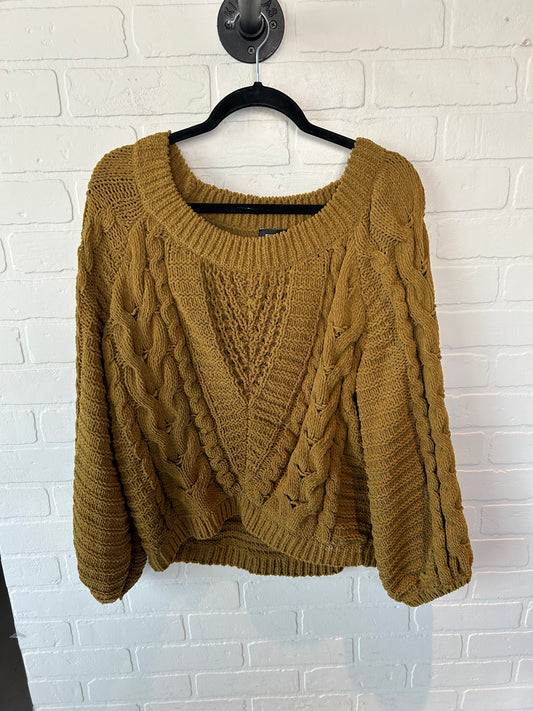 Sweater By Express In Green, Size: L