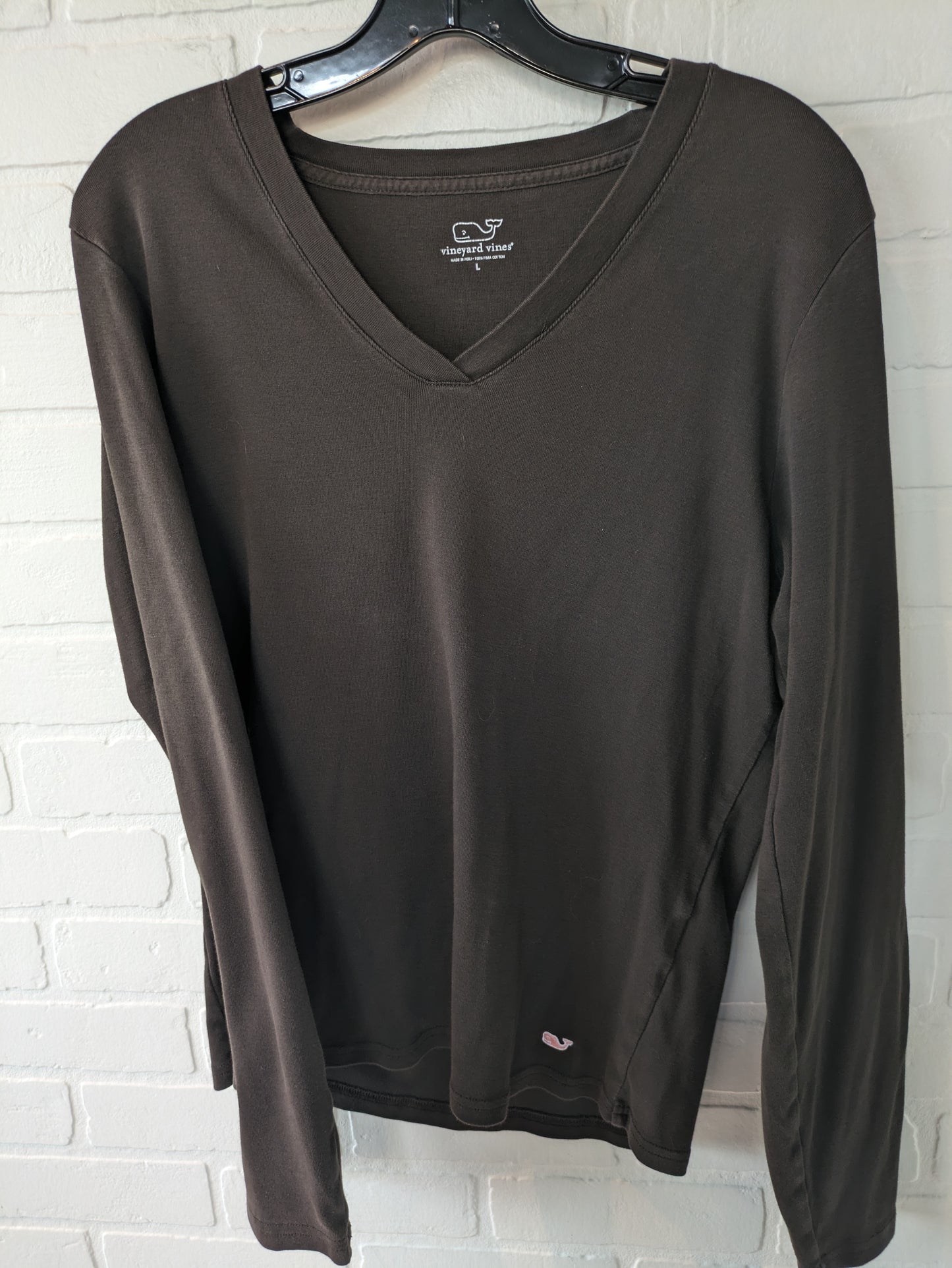 Top Long Sleeve Basic By Vineyard Vines  Size: L