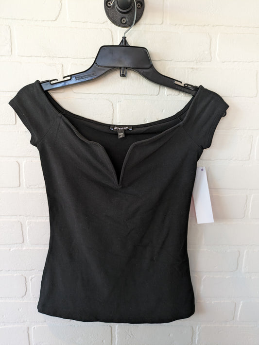 Black Top Short Sleeve Express, Size S