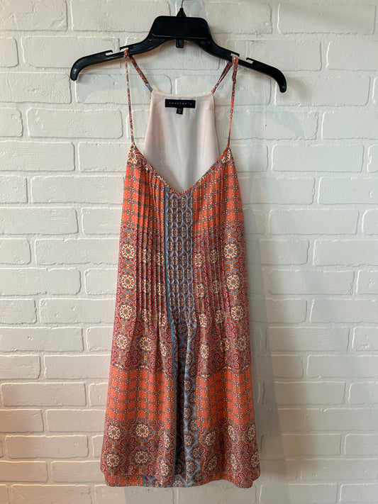 Orange Dress Casual Short Loft, Size M