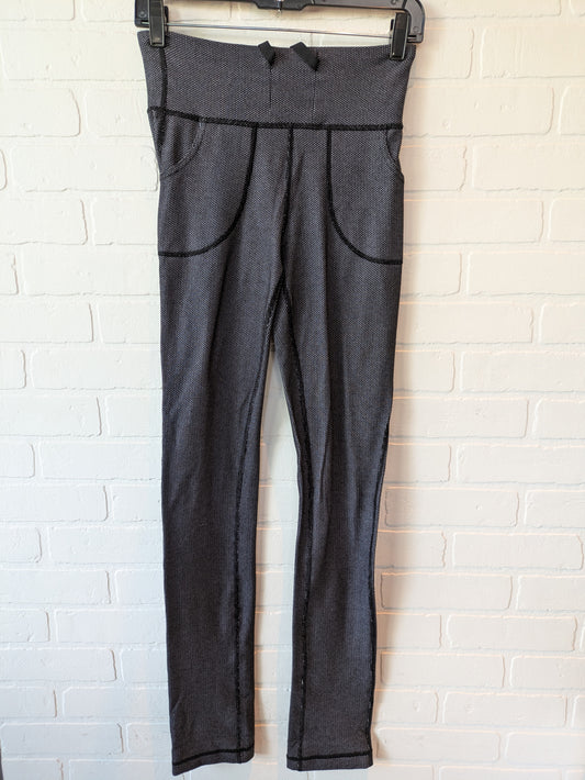 Athletic Pants By Lululemon In Black & White, Size: 4