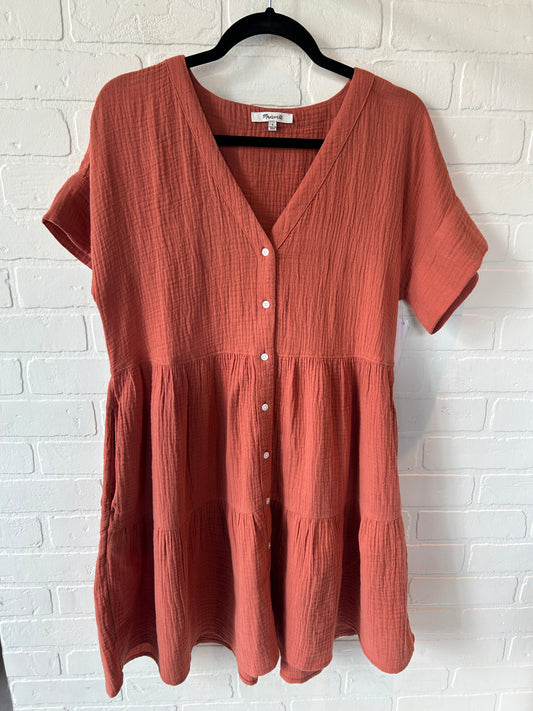 Dress Casual Short By Madewell In Orange, Size: S