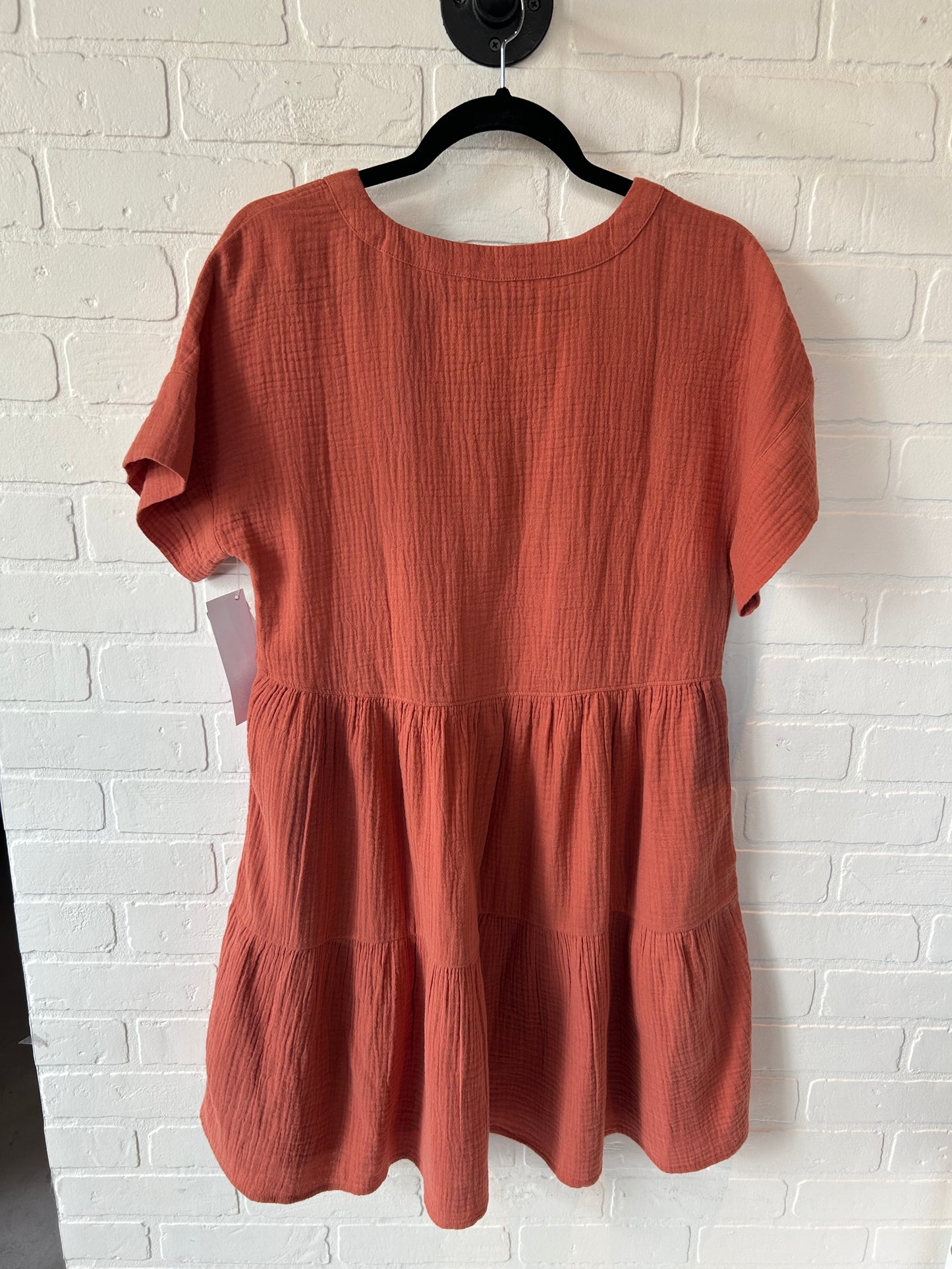 Dress Casual Short By Madewell In Orange, Size: S