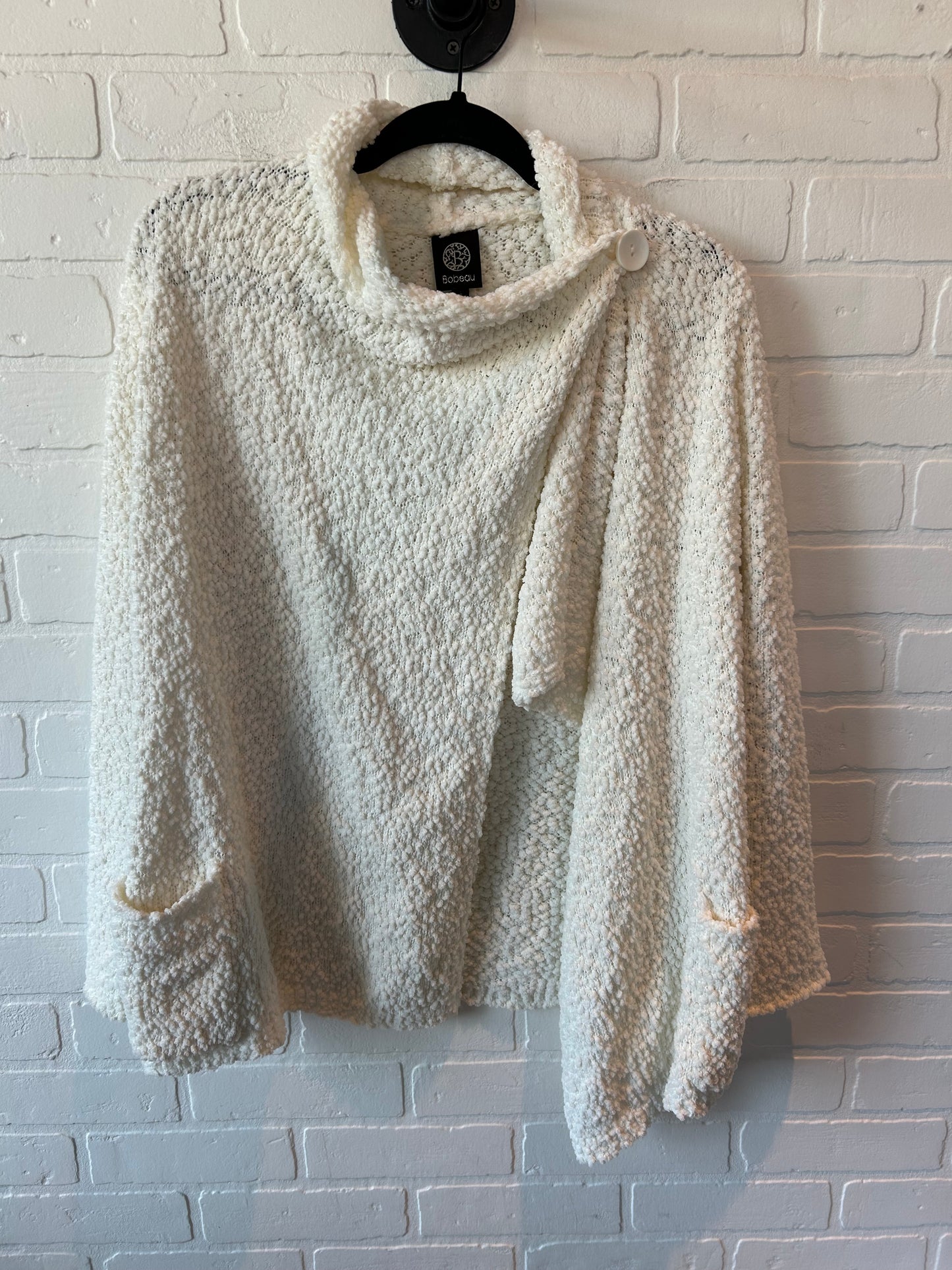 Sweater Cardigan By Bobeau In Cream, Size: S