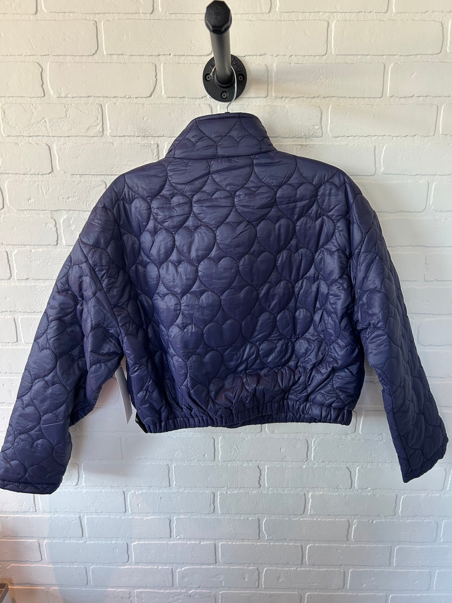 Jacket Puffer & Quilted By Clothes Mentor In Navy, Size: M