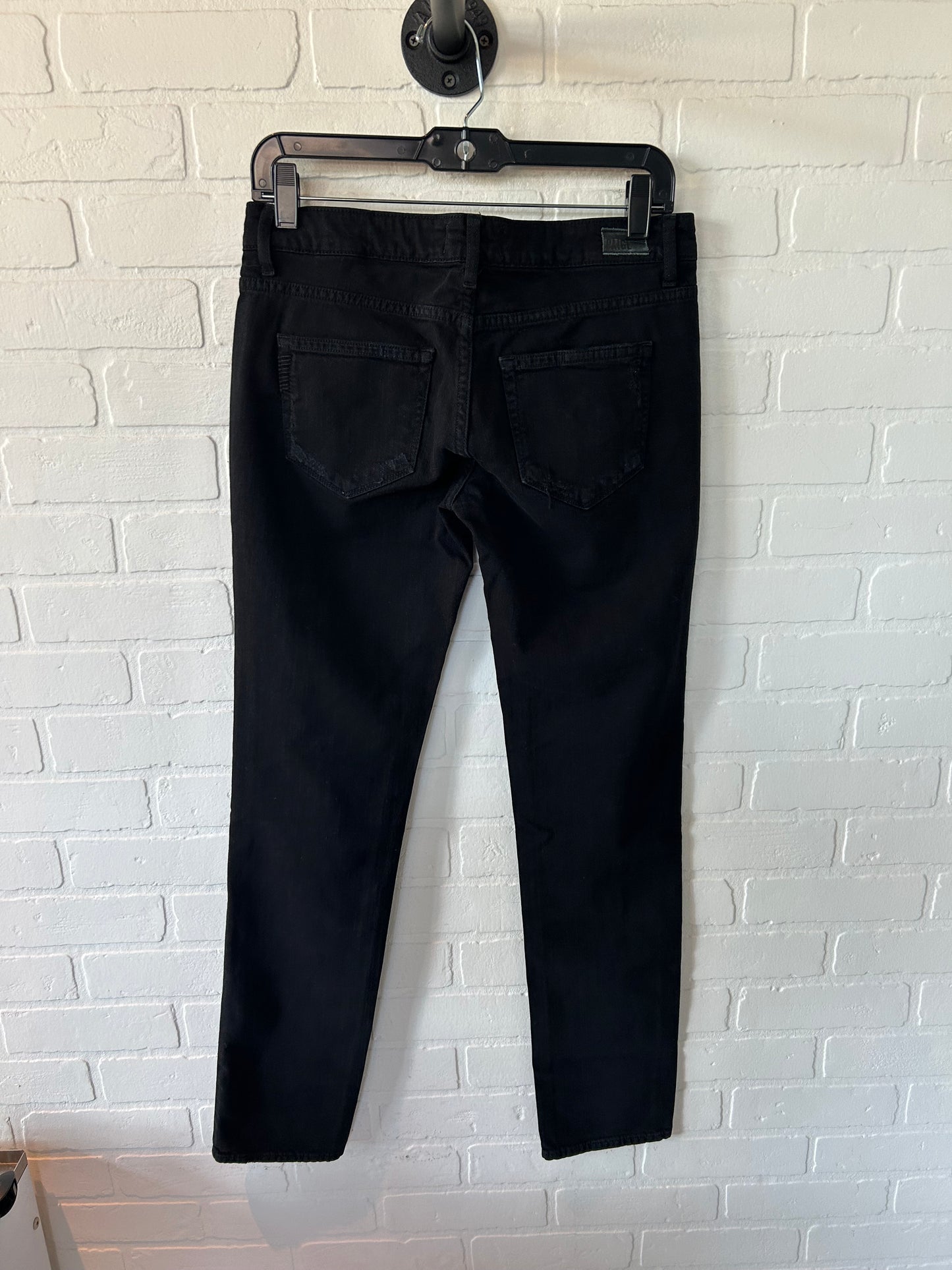 Jeans Skinny By Paige In Black Denim, Size: 2