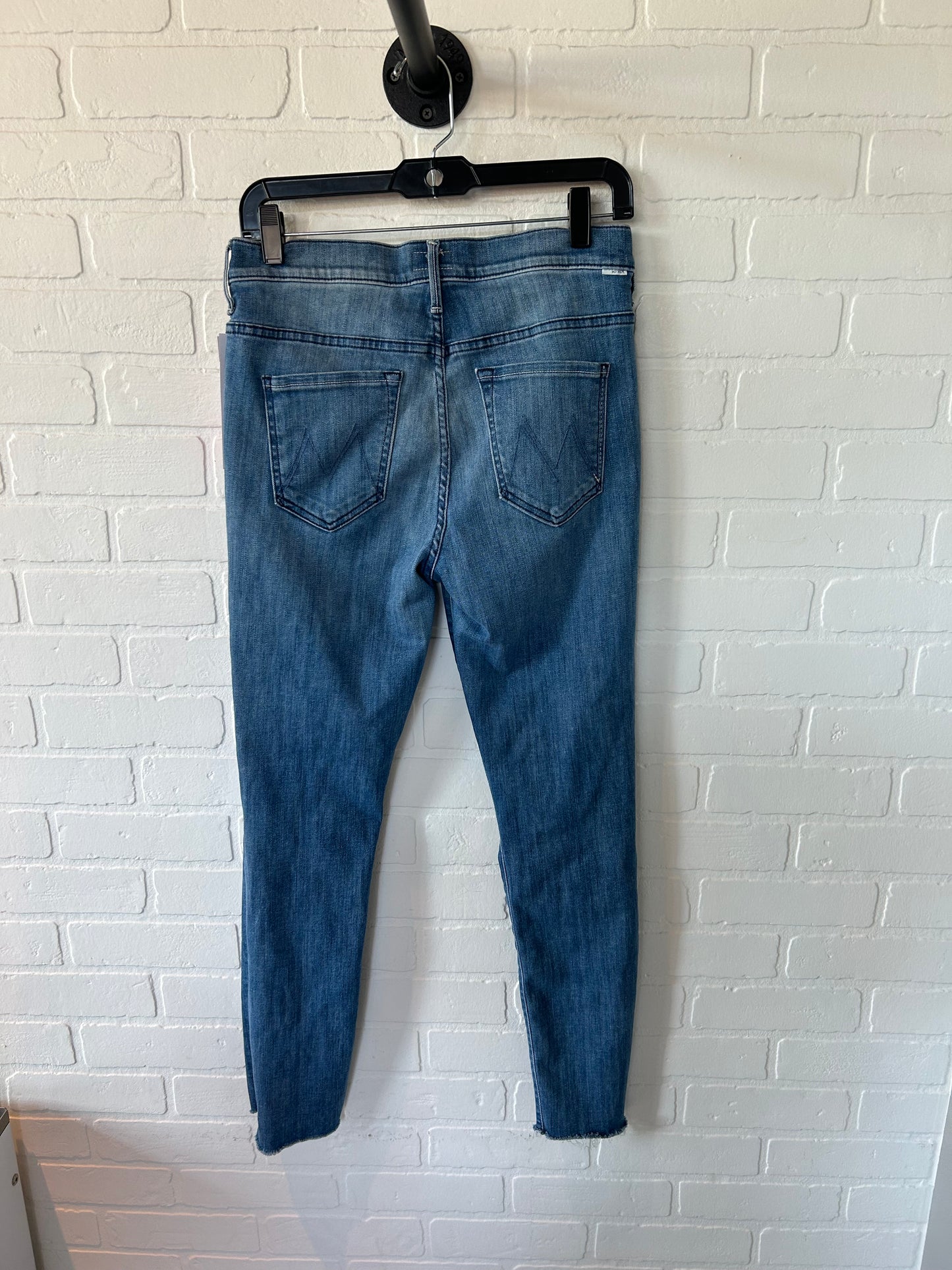 Jeans Skinny By Mother Jeans In Blue Denim, Size: 8