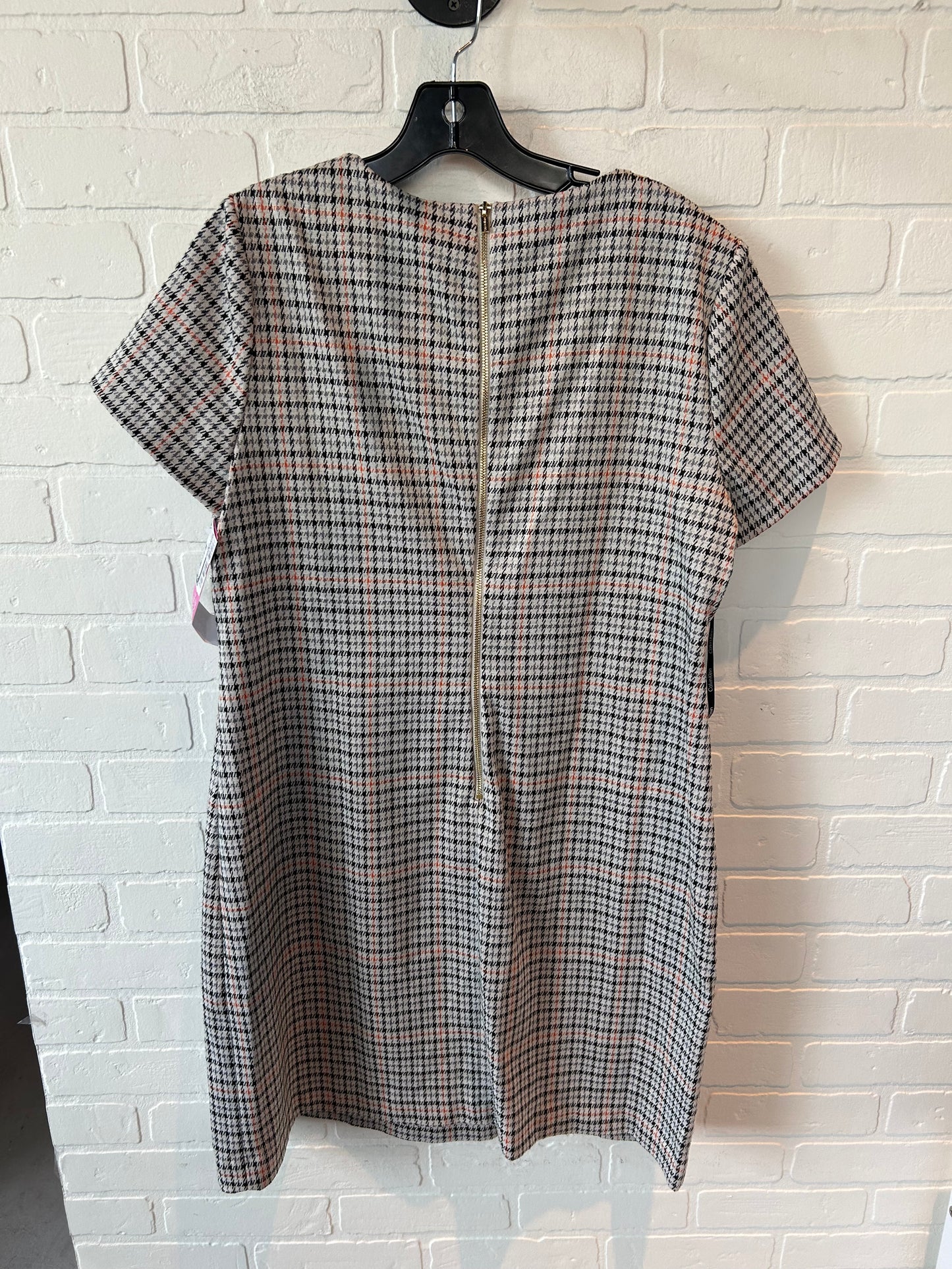 Dress Work By Calvin Klein In Grey & Orange, Size: Xl