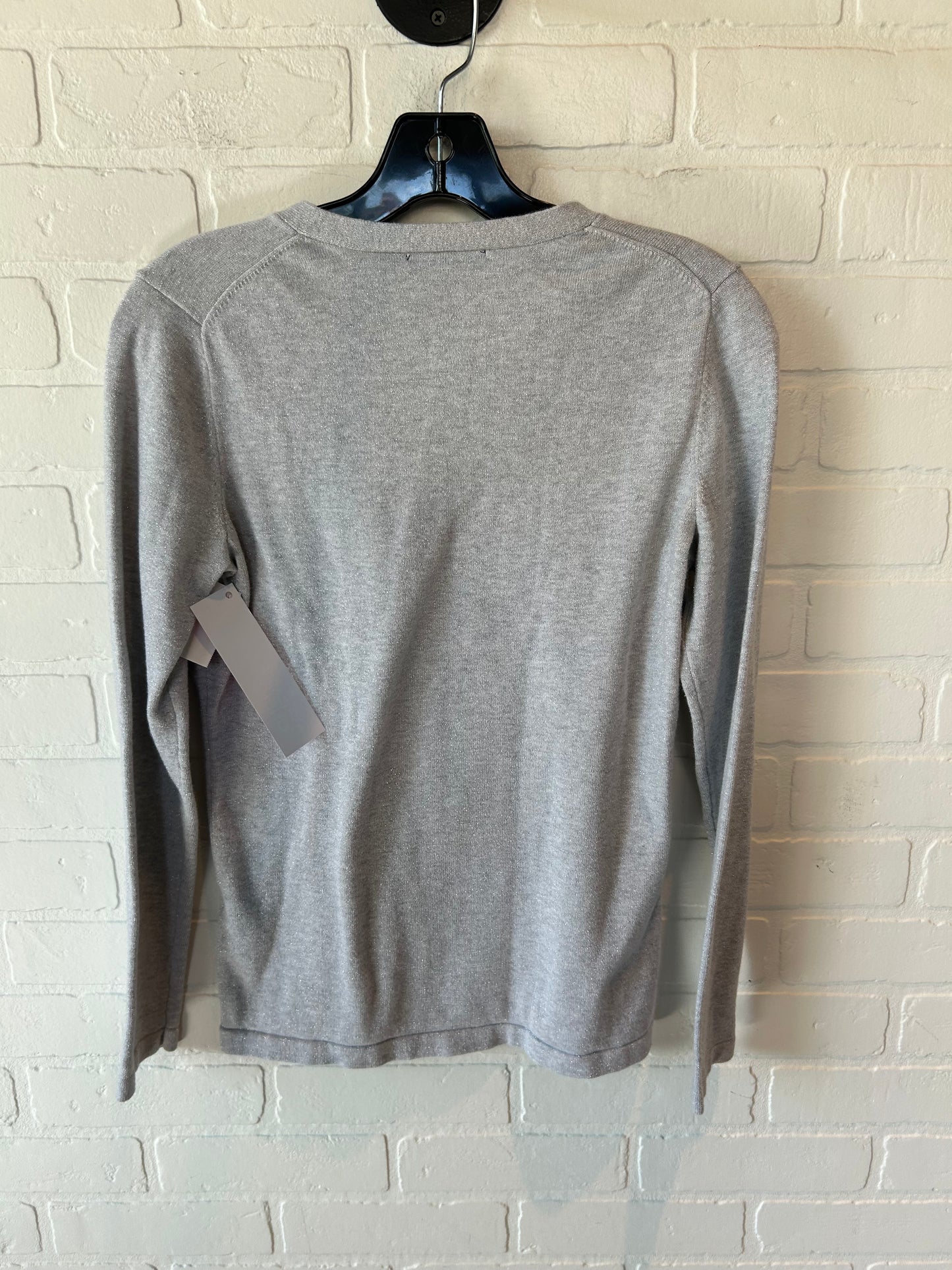 Sweater By Tommy Hilfiger In Silver, Size: S