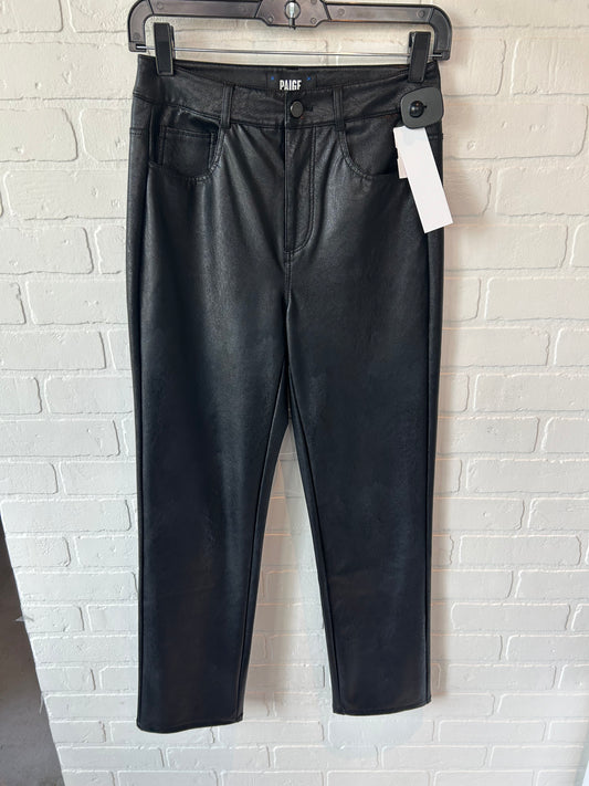 Jeans Straight By Paige In Black, Size: 2