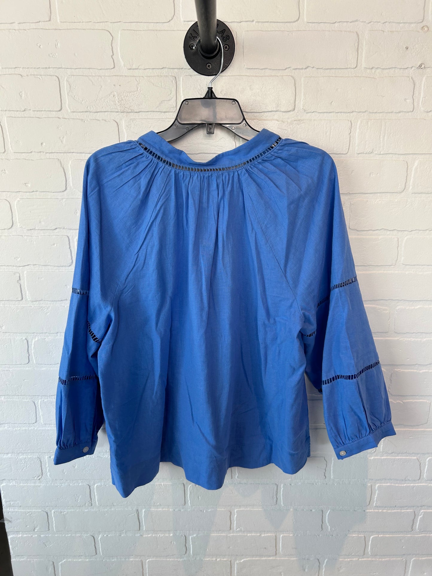 Top Long Sleeve By Loft In Blue, Size: L