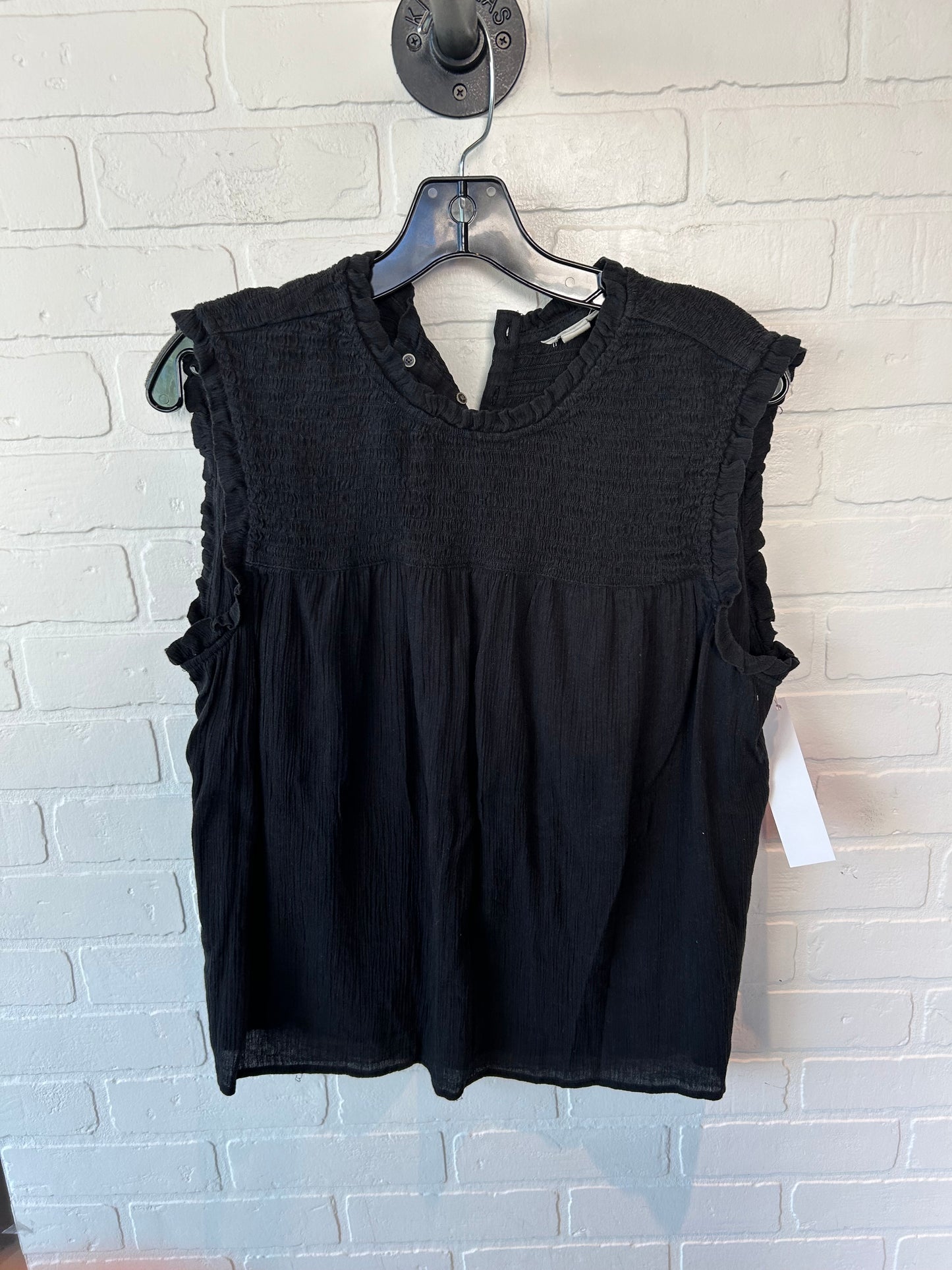 Top Sleeveless By Caslon In Black, Size: Xl