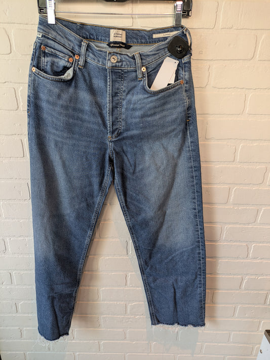 Jeans Straight By Citizens Of Humanity In Blue Denim, Size: 4