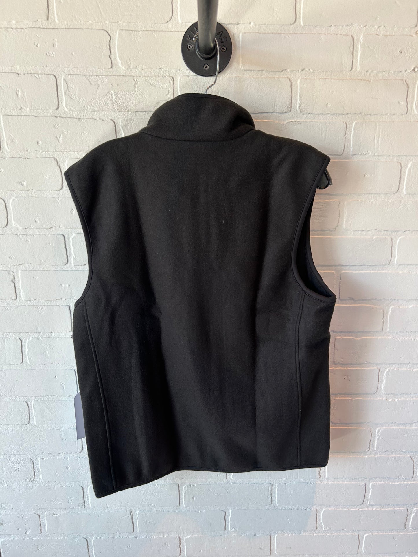 Vest Fleece By Clothes Mentor In Black, Size: M