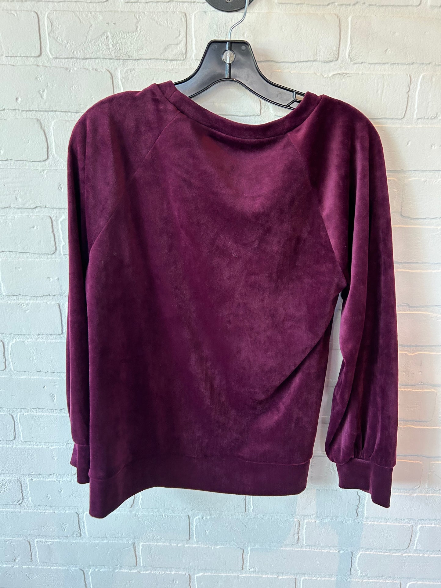 Top Long Sleeve By Loft In Red, Size: S