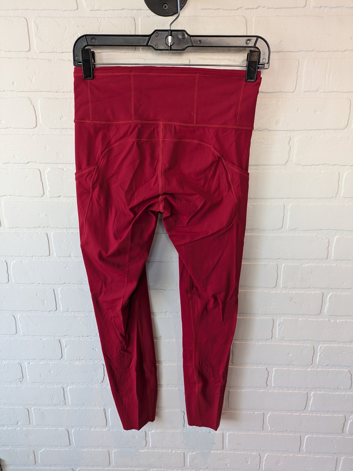 Athletic Capris By Lululemon In Red, Size: 6