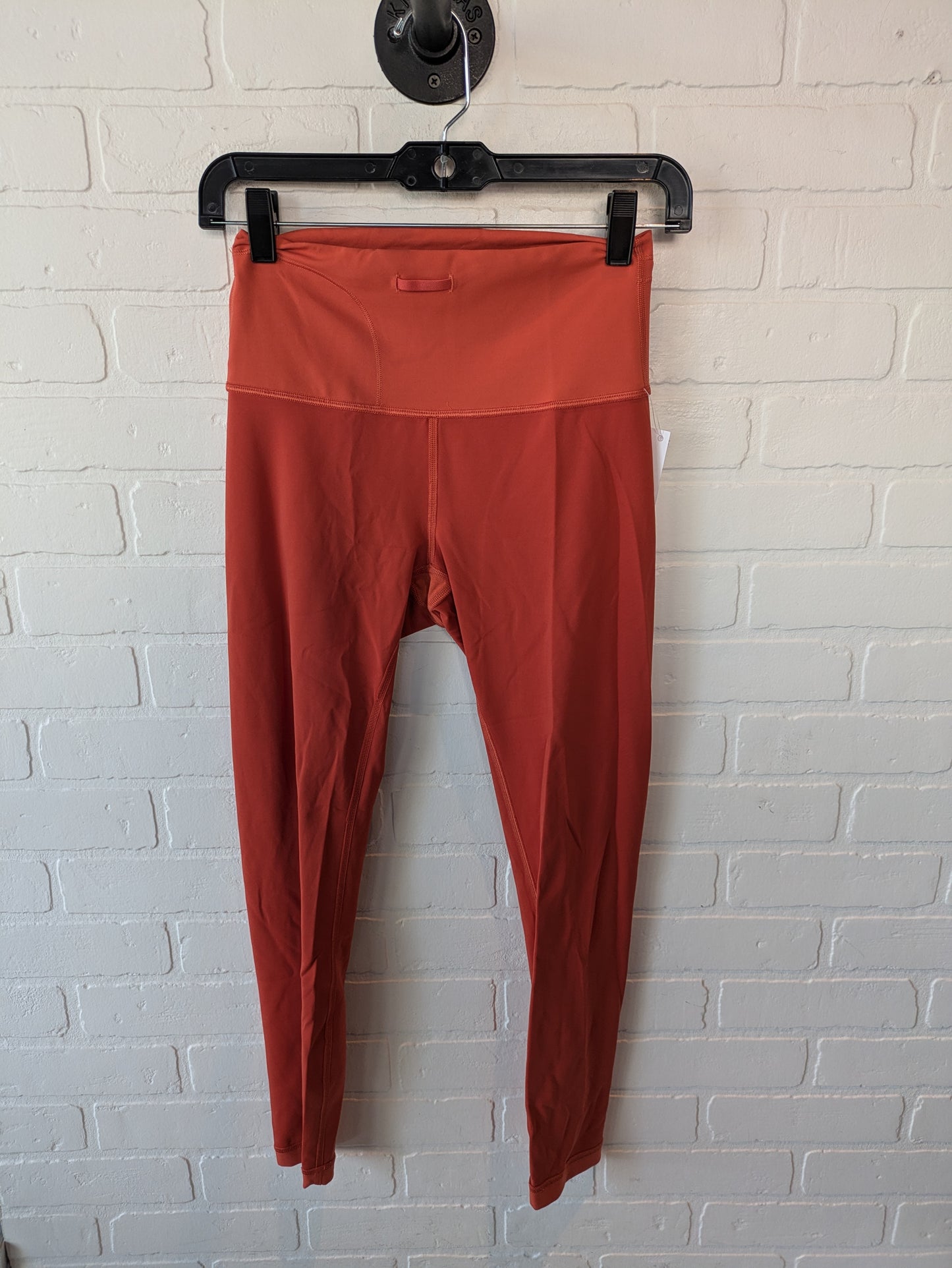 Athletic Capris By Lululemon In Orange, Size: 6