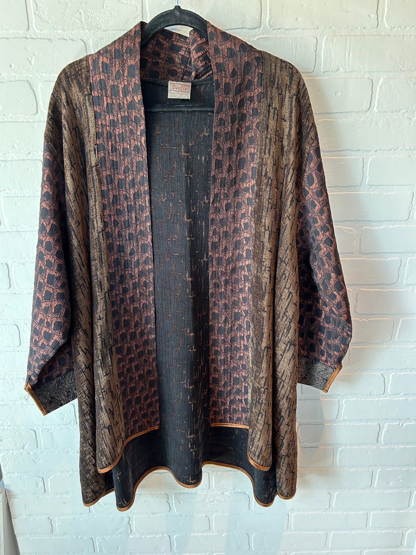 Kimono By Cmc In Black & Brown, Size: Xl