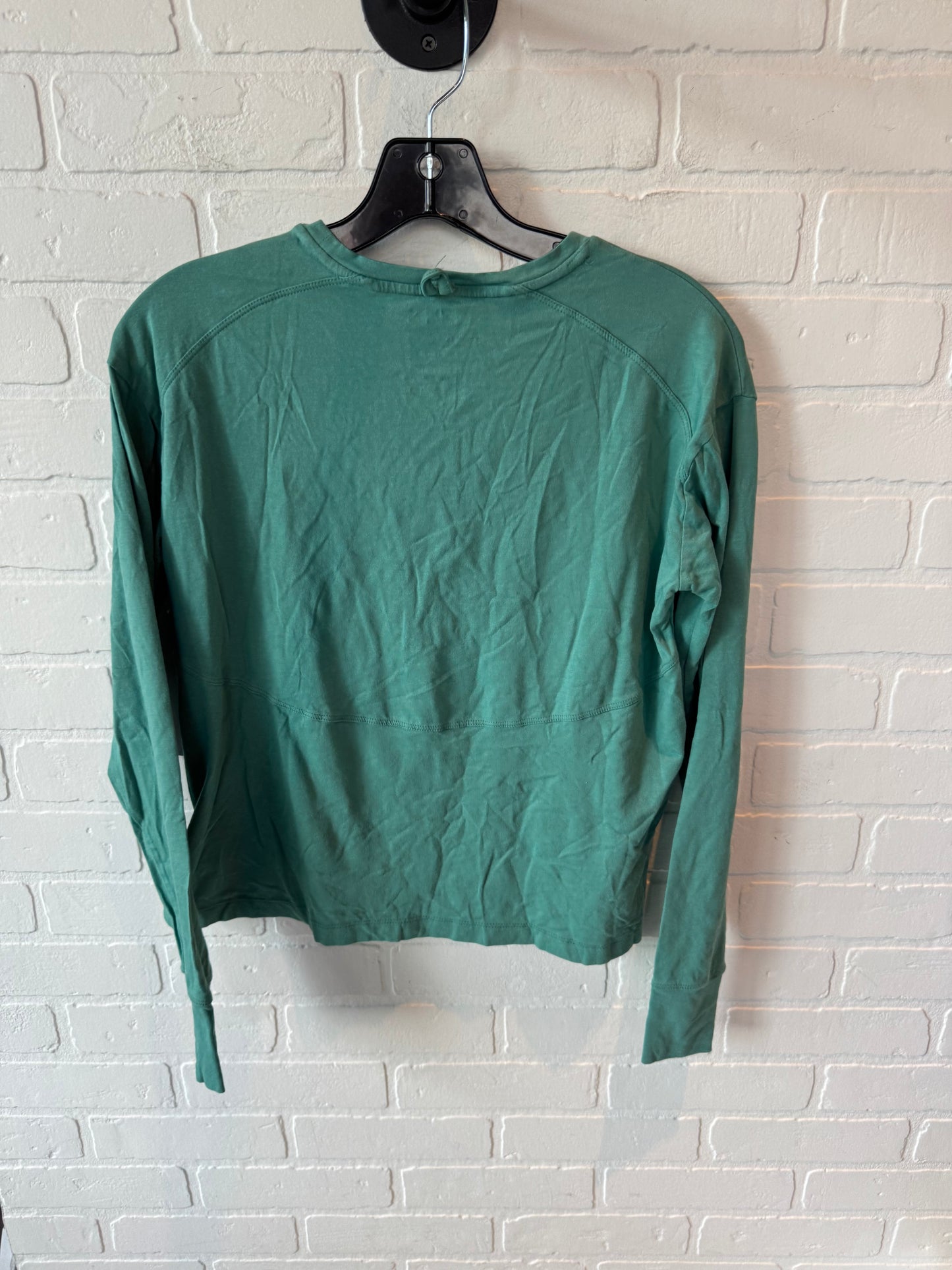 Athletic Top Long Sleeve Crewneck By Flx In Green, Size: Xs