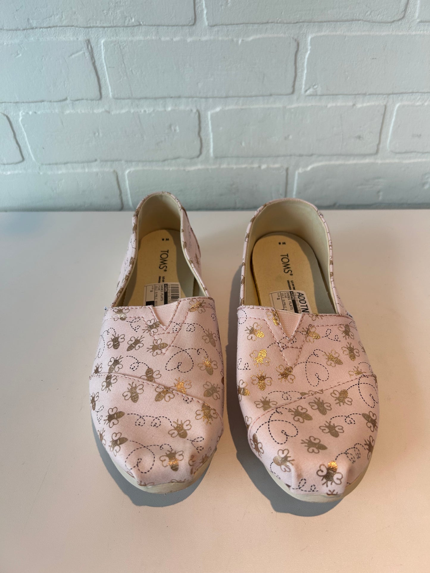 Shoes Flats By Toms In Pink, Size: 8