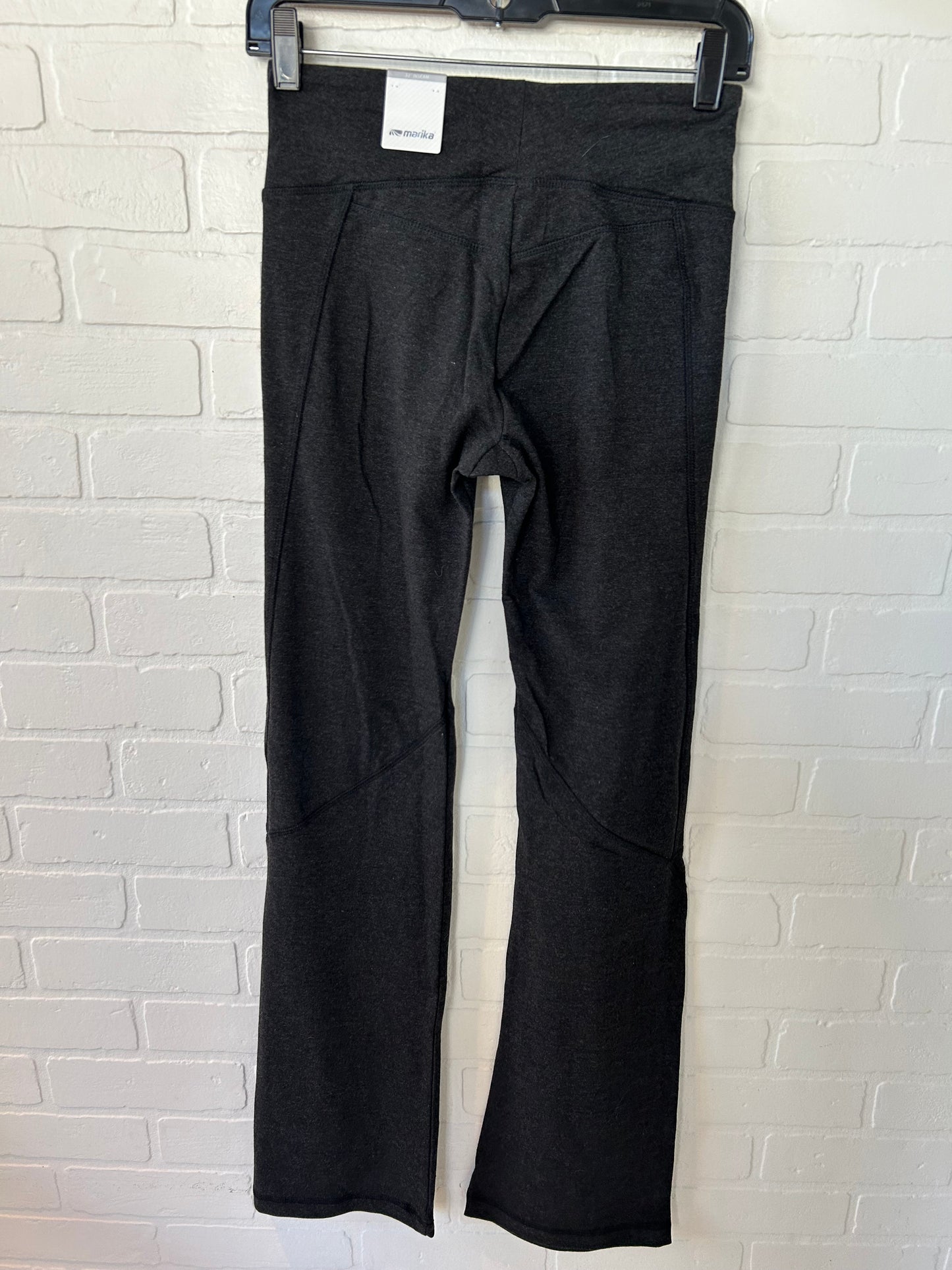 Athletic Leggings By Marika In Grey, Size: 6