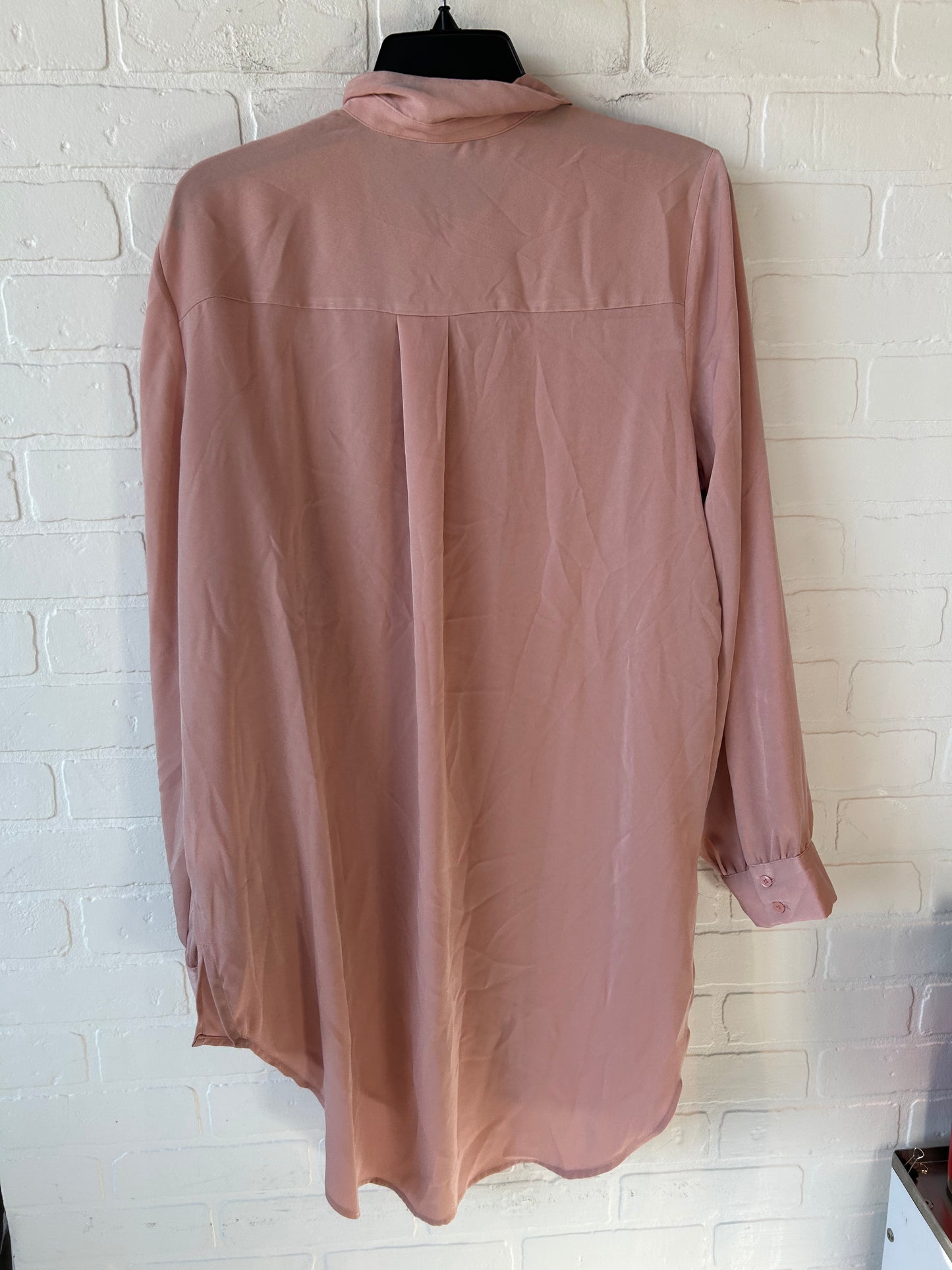 Top Long Sleeve By Express In Pink, Size: Xl