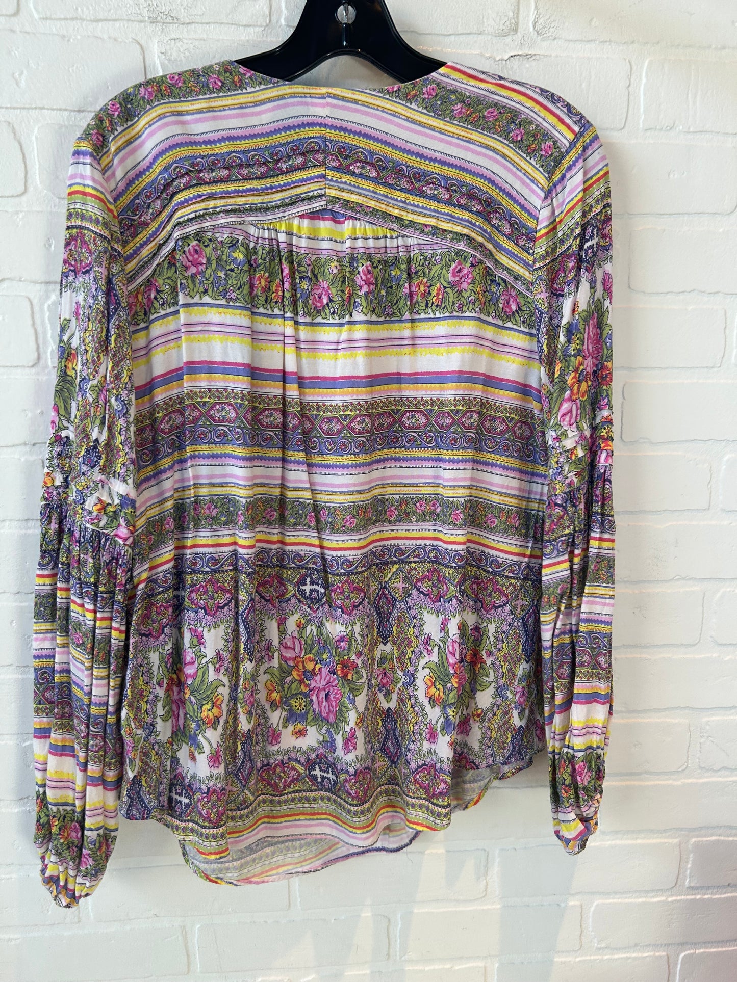 Top Long Sleeve By Maeve In Multi-colored, Size: M