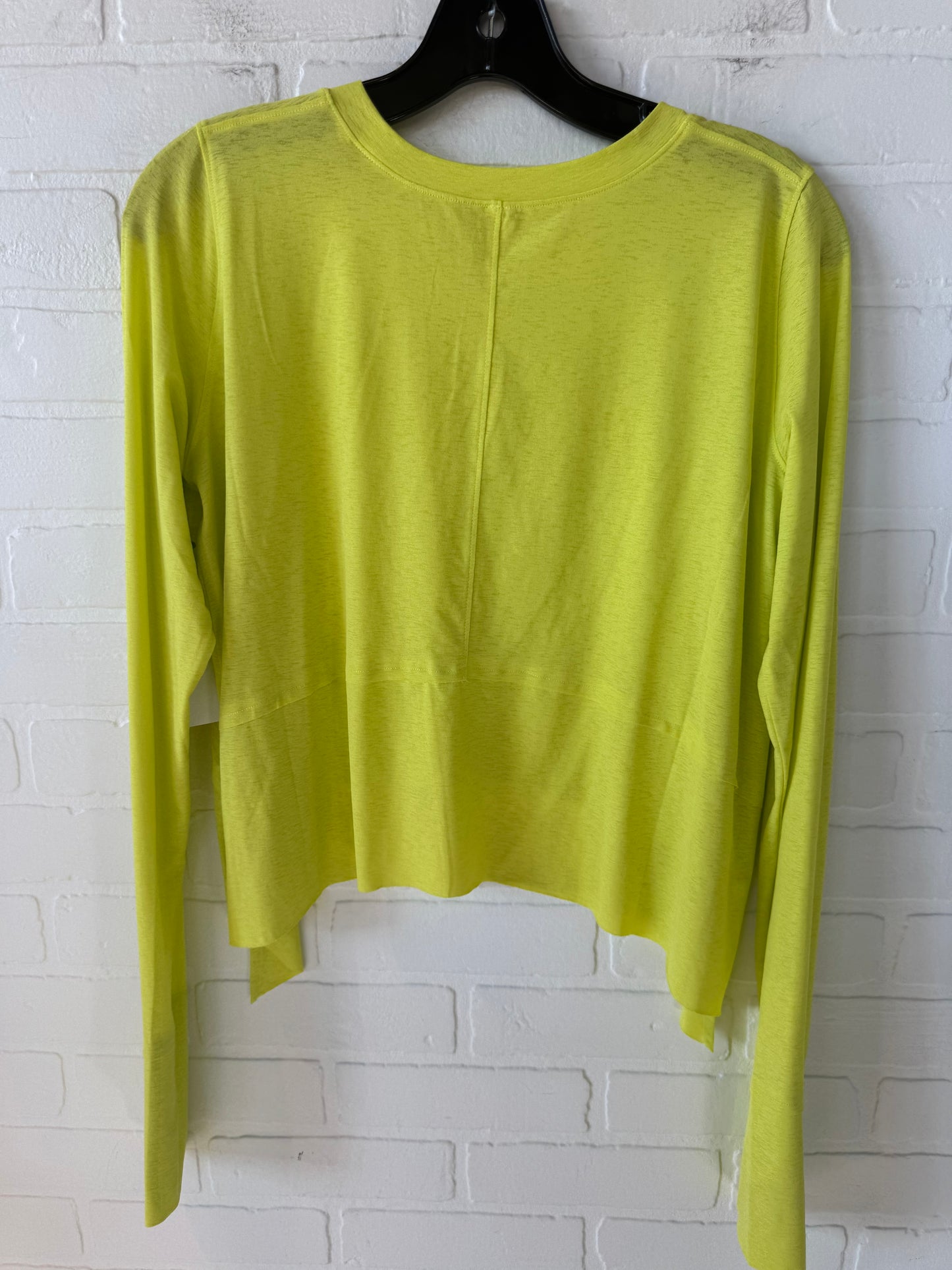 Top Long Sleeve By Free People In Yellow, Size: S